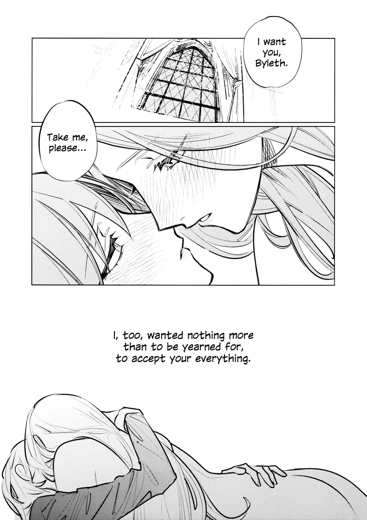 Yawarakai Uroko | Gentle Scales page 22 featuring byleth eisner fire emblem parody - yuri kissing hentai manga - read online free