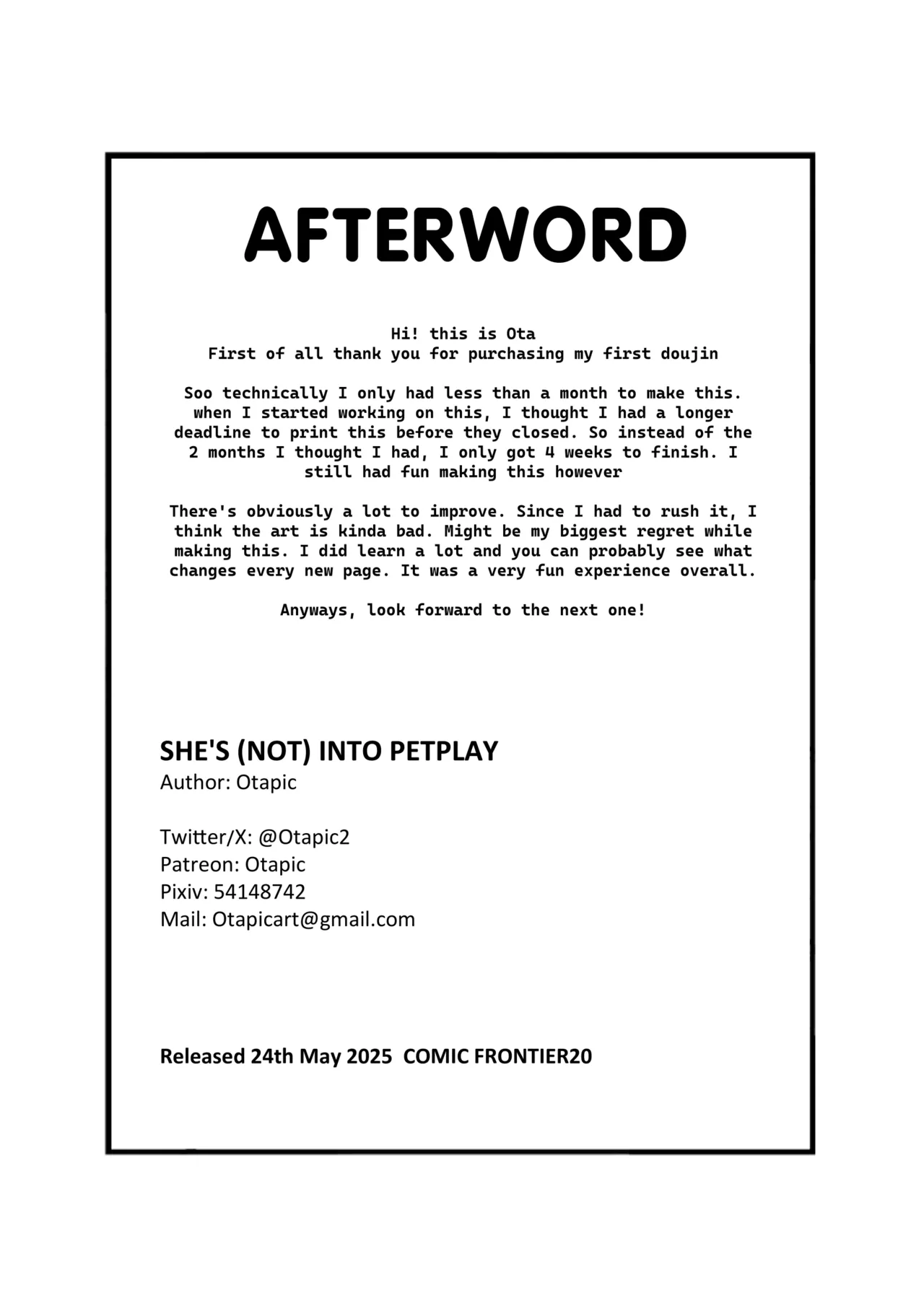 [Otapic] She's (Not) Into Petplay [Ouro Kronii][COMIFURO20] page 26 featuring ouro kronii hololive parody - big breasts replaced hentai manga - read online free