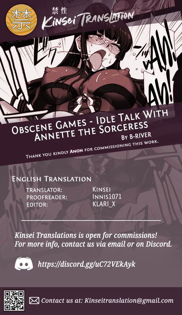 Ingi Madoushi Annette Kanwa | Obscene Games - Idle Talk With Annette the Sorceress page 26 original parody - yuri kissing hentai manga - read online free