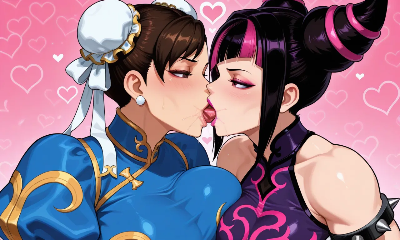 Street Fighter - Juri Han & Chun Li daidoujipv ai generated - Page 15