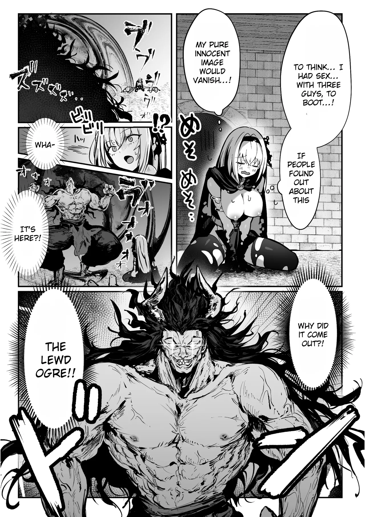 [Pirates Cat] Sei naru Kenja de Gomennasai ~Dai 1 Shou Gaman Shinai to Dame Nanoni~ | Sorry I Became a Sacred Sage ♥ Chapter 1 - Even Though I Have to Hold Back [English] [Rei Scans] [Digital] page 63 original parody - handjob slime hentai manga - read online free