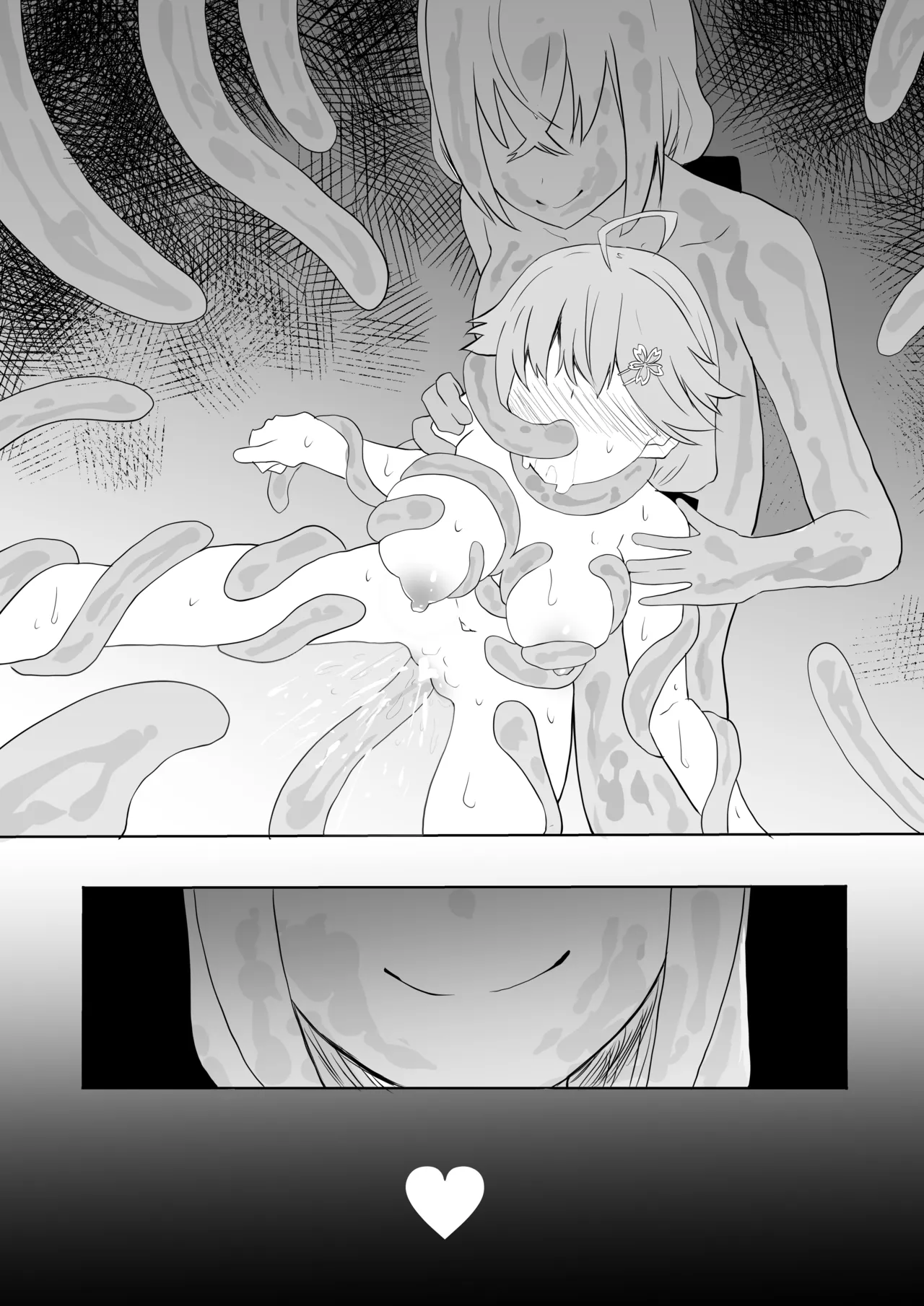 fbさんにスライム君が…編 page 28 featuring sakura miko hololive parody - slime unusual pupils hentai manga - read online free