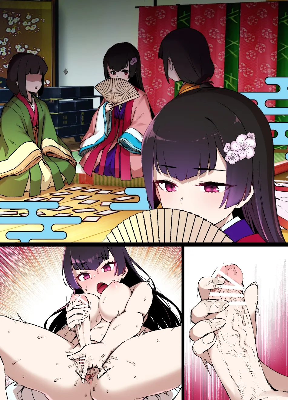 Inma ni Misomerareta Heian Kizoku no Futanari Hime Manga page 41 original parody - futanari sweating hentai manga - read online free