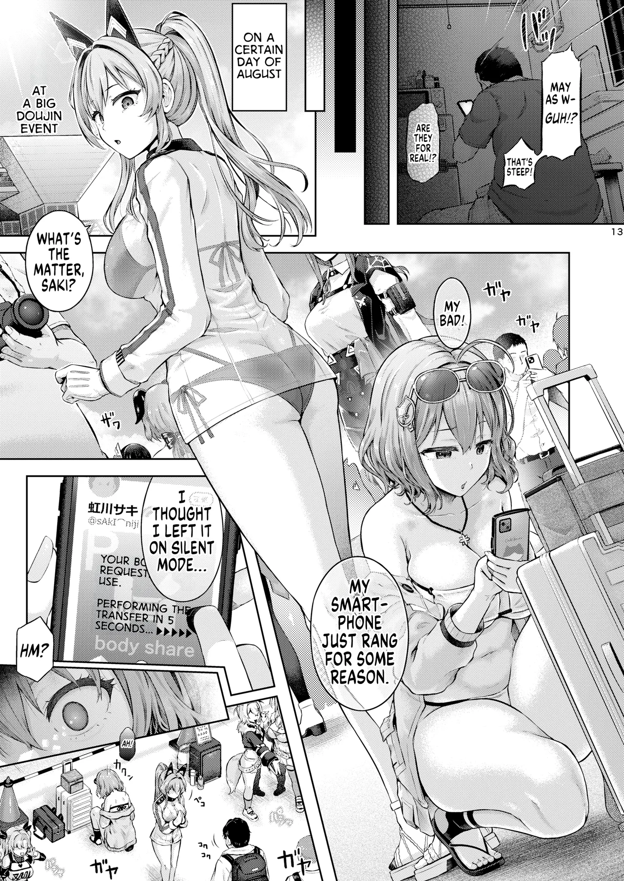 Remote Hyoi | Remote Possession page 14 featuring asuna ichinose blue archive parody - big breasts swimsuit hentai manga - read online free