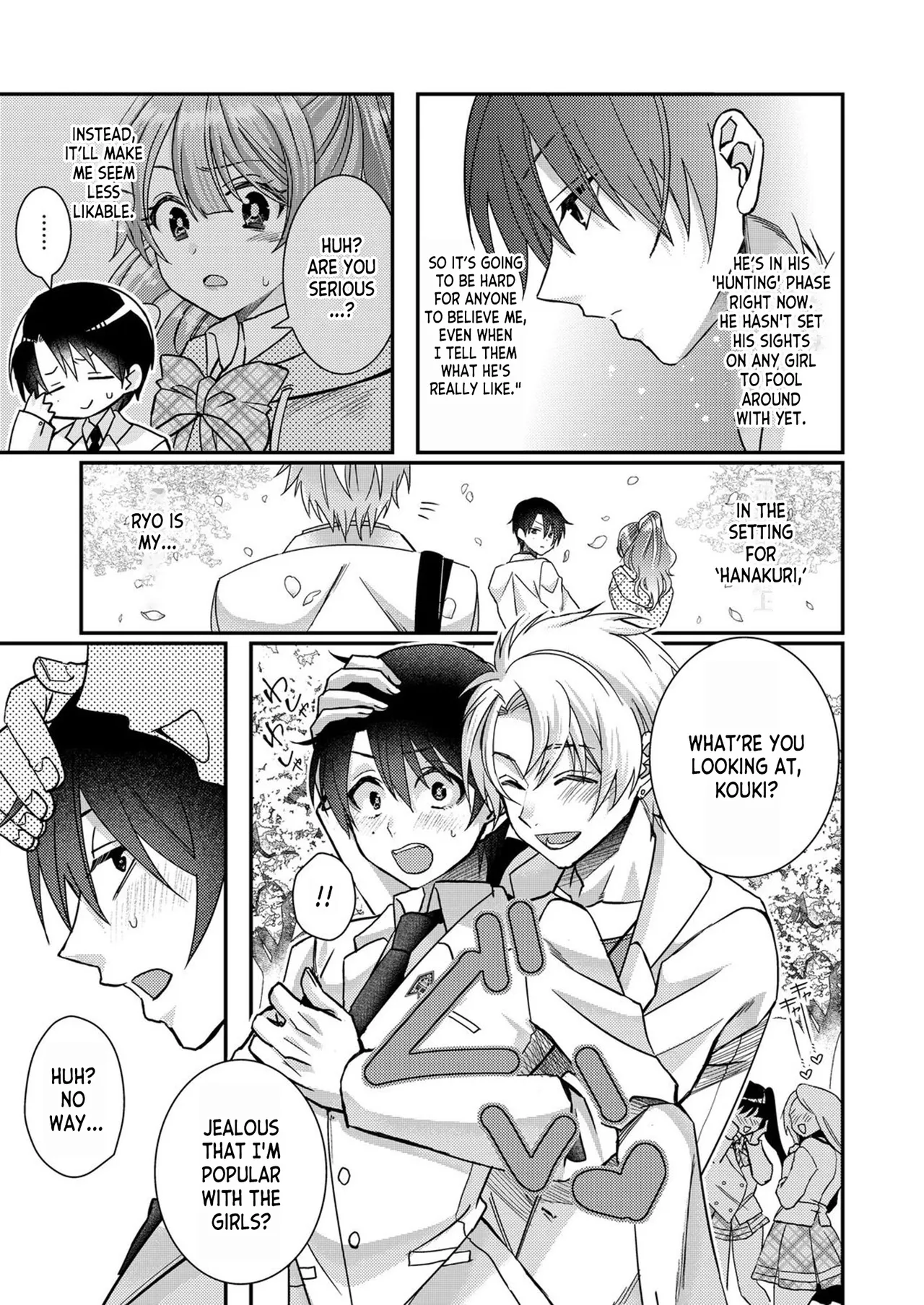 Eroge Sekai ni Tensei Shita ore ga, Oshi e no ai de Netorare Hiroin o Shiawaseni Suru. ch.1-10 page 35 - kissing big breasts hentai manga - read online free