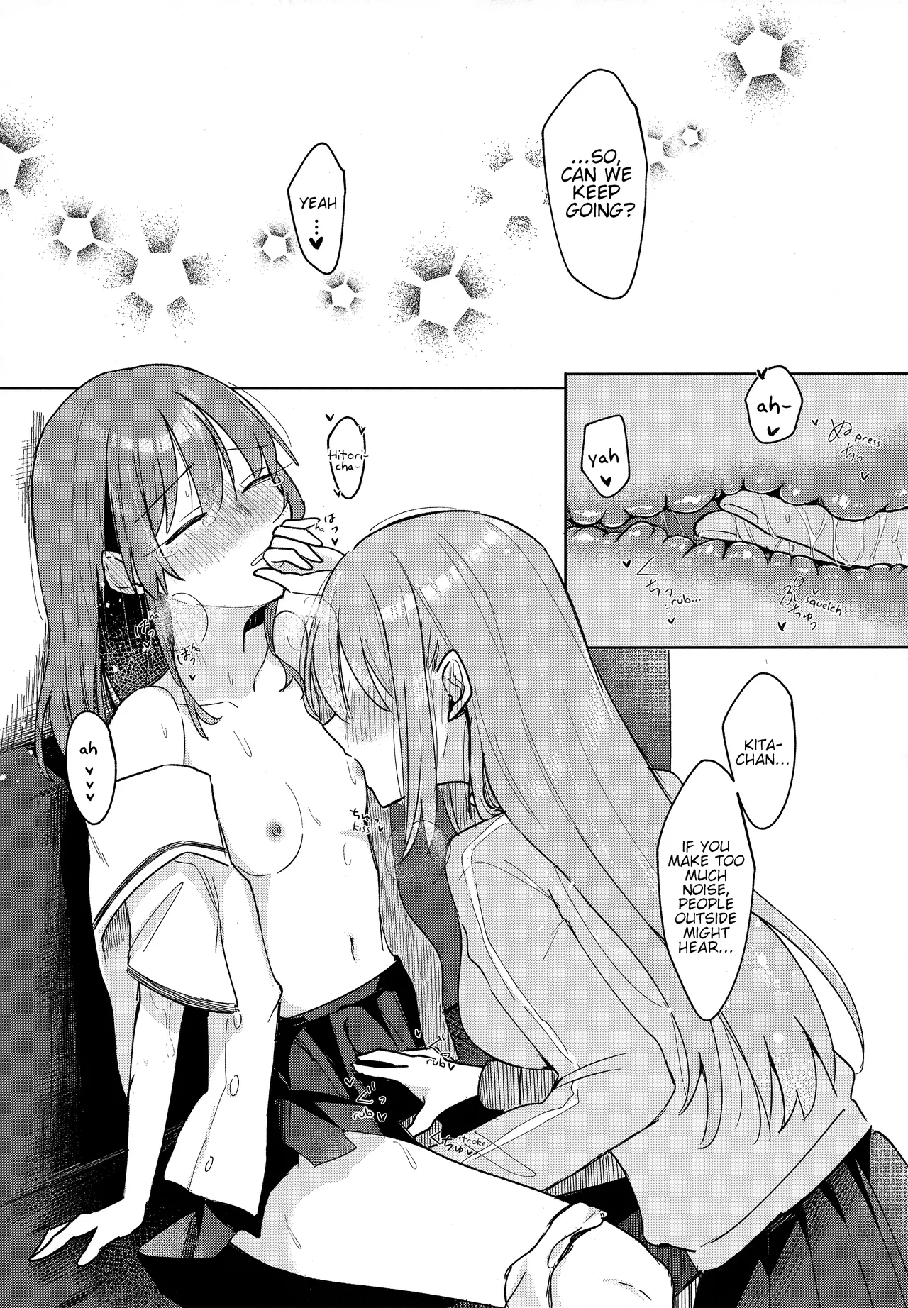 Love Song o Utaitai | I Want to Sing You a Love Song page 14 featuring hitori gotou bocchi the rock parody - females only schoolgirl uniform hentai manga - read online free