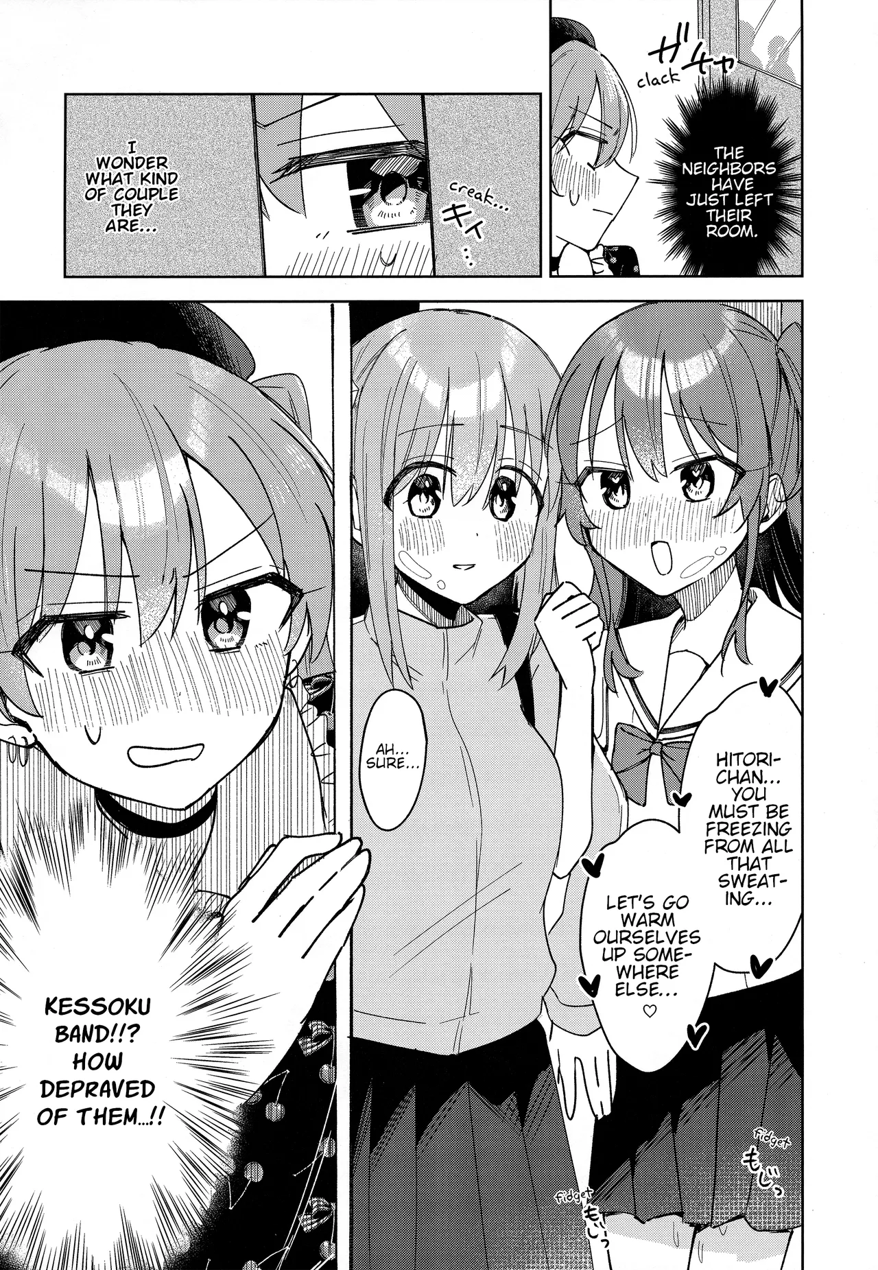 Love Song o Utaitai | I Want to Sing You a Love Song page 19 featuring hitori gotou bocchi the rock parody - rough translation yuri hentai manga - read online free