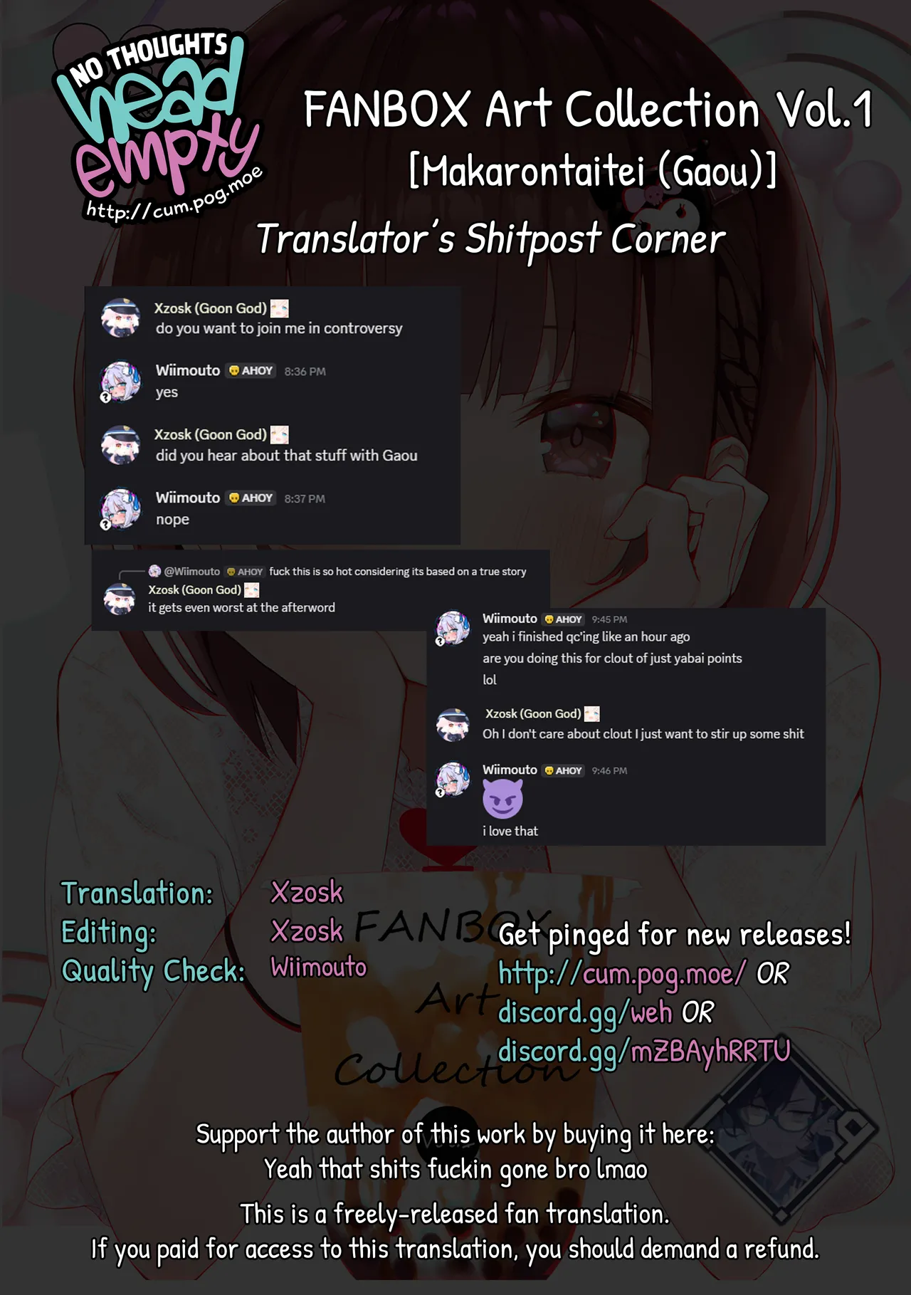 FANBOX Art Collection Vol. 1 page 24 original parody - unusual pupils schoolgirl uniform hentai manga - read online free