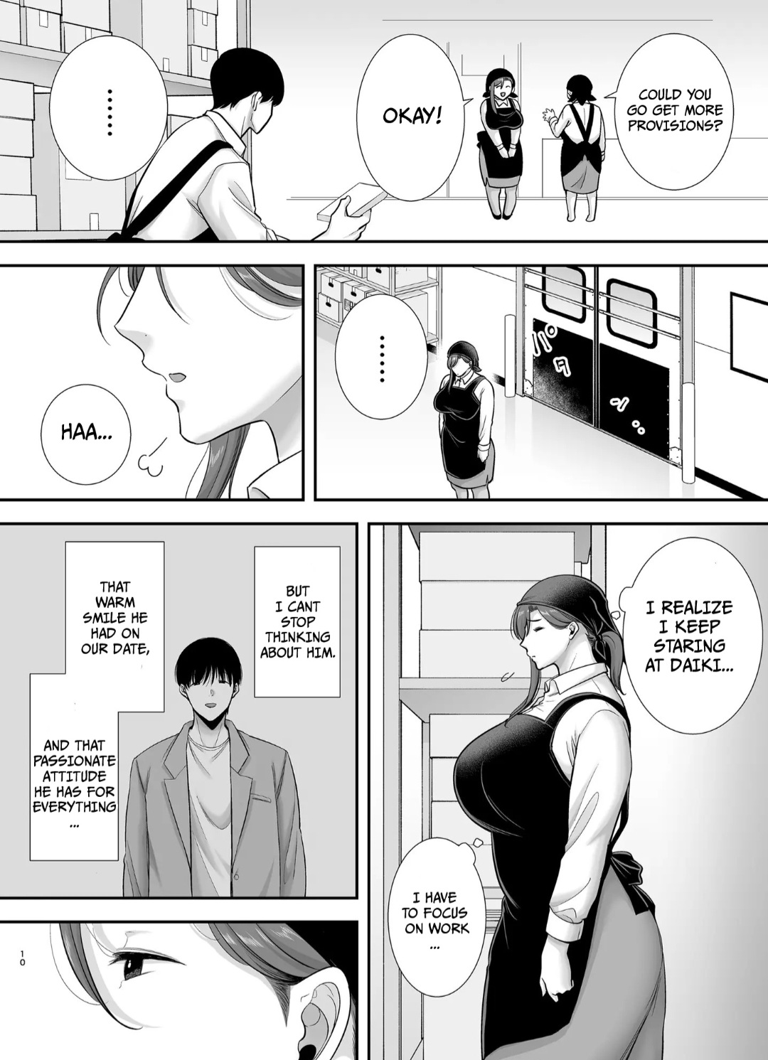 [Ogon Shinshi Club (Cloudy)] Mariko-san to Boku ~Beit Saki no Hitozuma to no Furin Kankei~ | Mariko-san and Me ~An Affair with a Married Woman from My Part-Time Job~ 2 [English] - Page 9