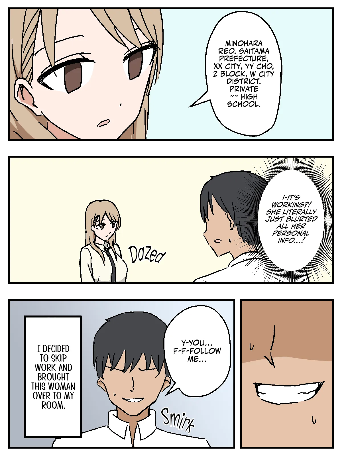 [Makamacan Honpo] Onna o Seishori Onaho-ka ~Saimin Cheat Switch~ | Making a Woman Into a Fucktoy [English] [Omega Scans] page 9 original parody - sole female sole male hentai manga - read online free