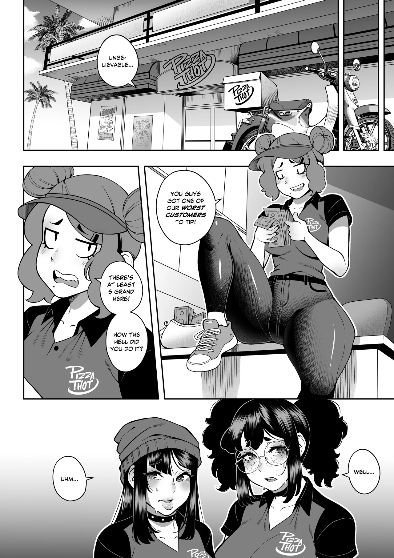A-Block: Tips Please! page 61 original parody - squirting sweating hentai manga - read online free
