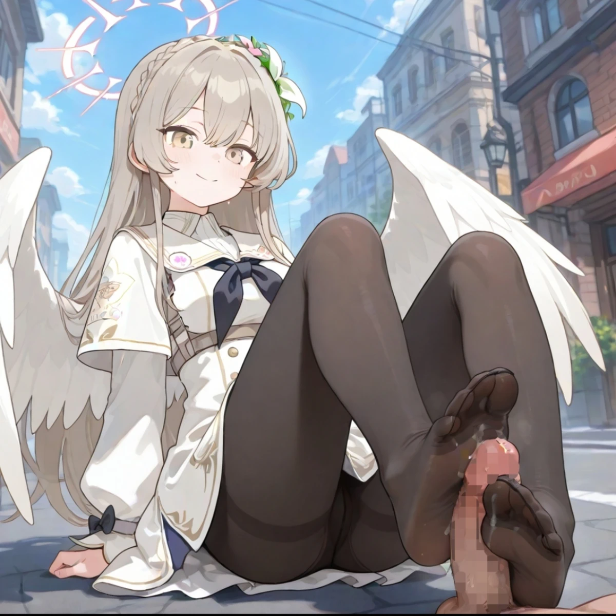 自用 page 12 - footjob pantyhose hentai manga - read online free