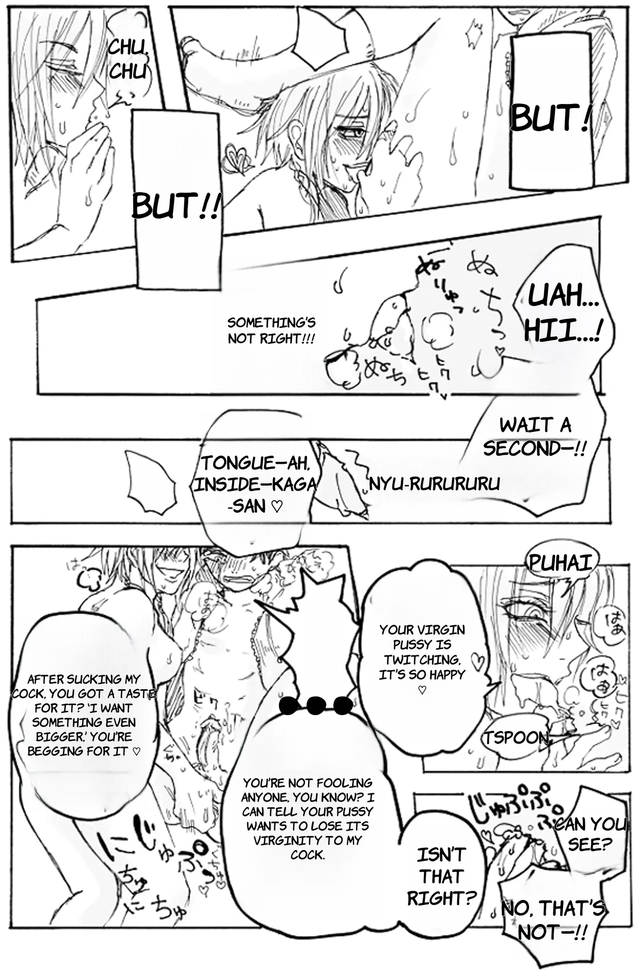 Note Man x Futanari - English page 12 original parody - rough translation futanari hentai manga - read online free