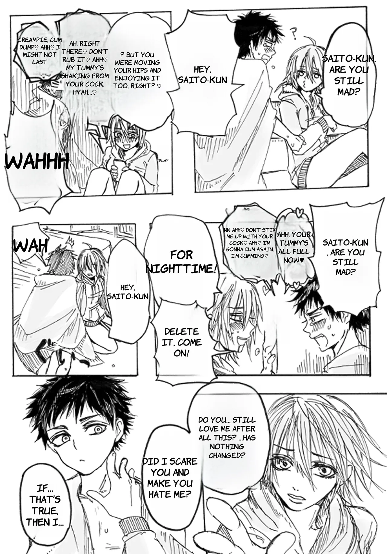 Note Man x Futanari - English page 17 original parody - rough translation futanari hentai manga - read online free