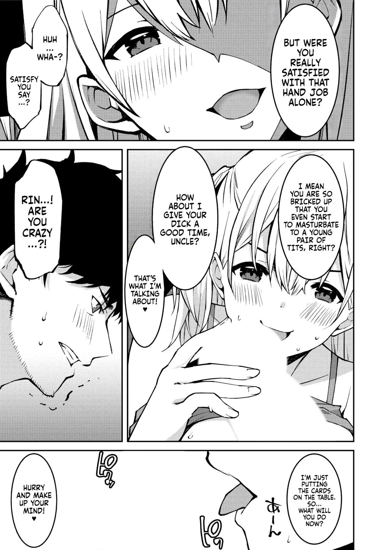 Namaiki Gyaru ni Zako Atsukai Sareta Ore ~ Meikko ga Guigui Kuru! Ch. 01 | A bratty Gal treats me like a Loser. My niece is comming on strong!! Ch. 01 page 15 original parody - handjob inseki hentai manga - read online free