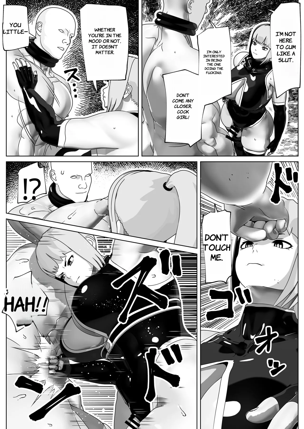 Mesuiki Saseru dake no Oshigoto desu - ENGLISH AI TRANSLATED page 18 original parody - futanari kissing hentai manga - read online free