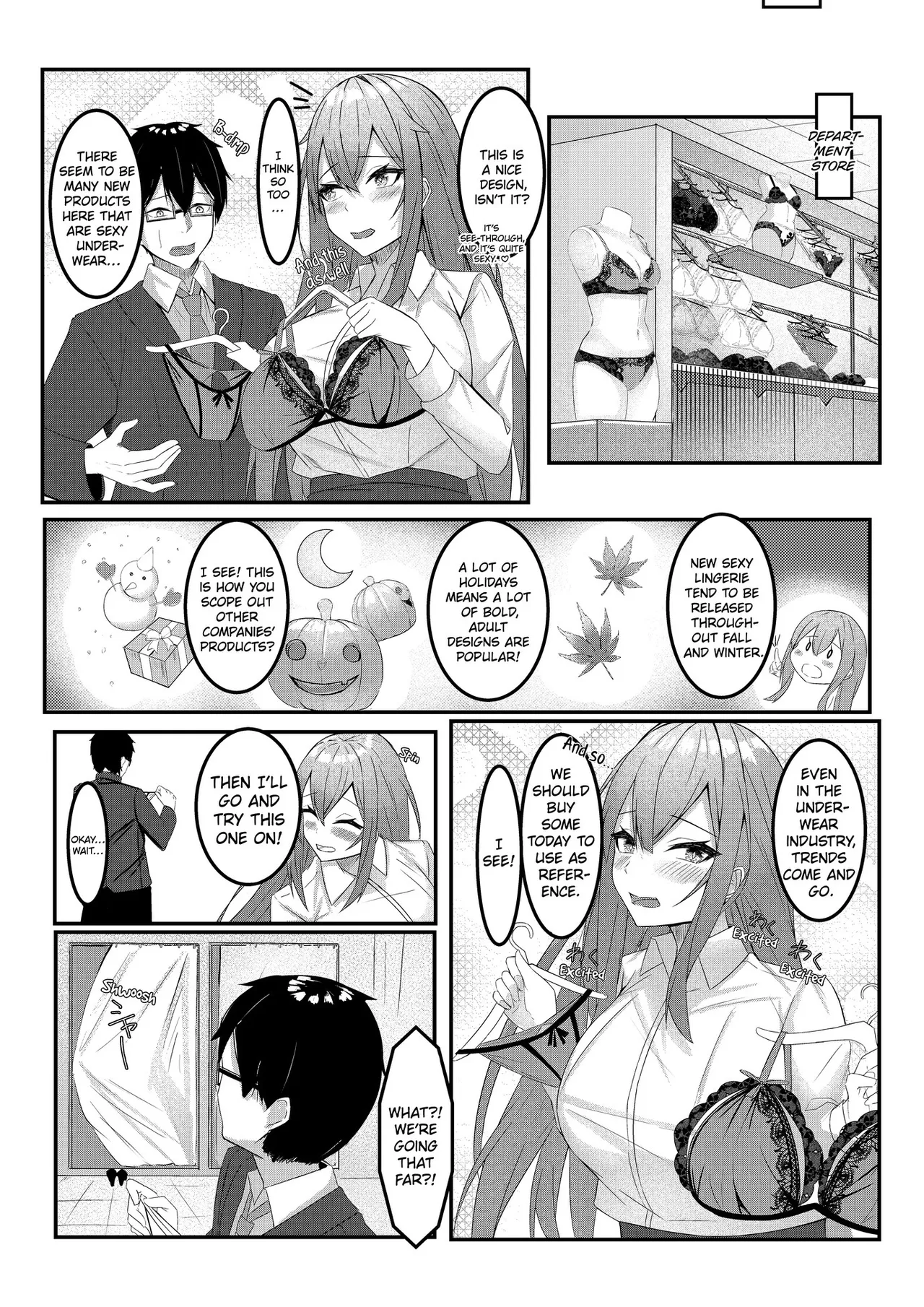 Kyou kara Ladies Shitagi Brand no Producer o Makasaremashita. | Assigned To Produce a Women's Underwear Brand. page 34 original parody - business suit big breasts hentai manga - read online free