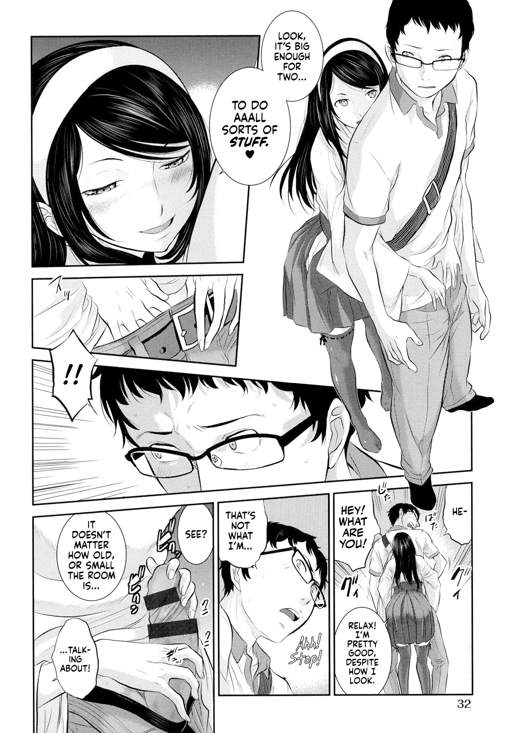 Miko no Iru Machi | The Town of Mikos page 34 - nakadashi stockings hentai manga - read online free