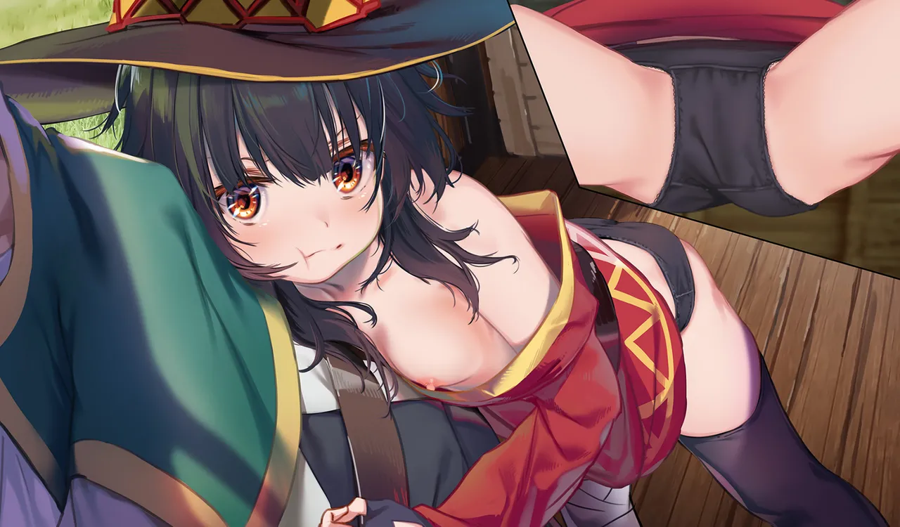 Megumin 1~5 page 156 featuring megumin kono subarashii sekai ni syukufuku o parody - witch group hentai manga - read online free