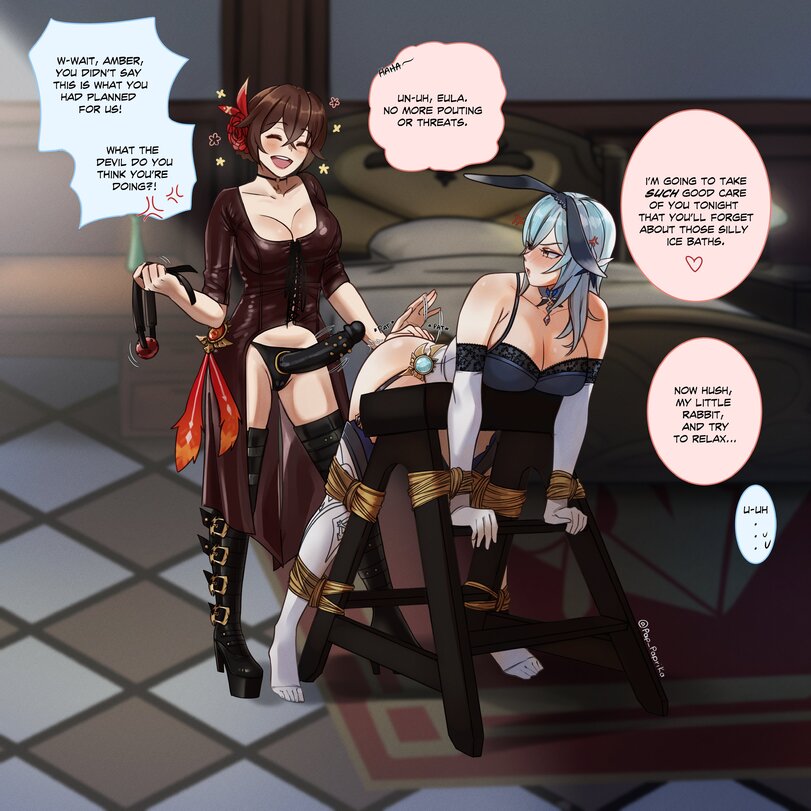 NC18 SKBondage Personal Collection page 21 featuring eula lawrence genshin impact parody - big breasts bondage hentai manga - read online free