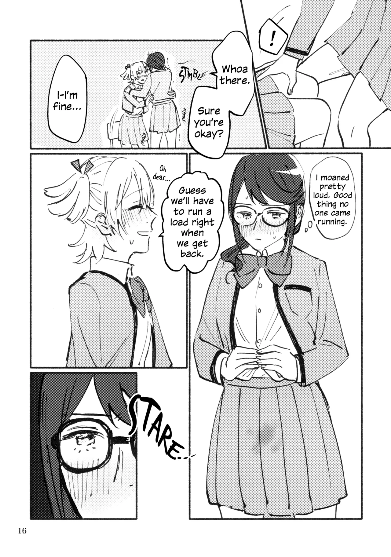 Omoide Make Love | Make Love and Memories page 17 featuring nana daiba shoujo kageki revue starlight parody - cunnilingus females only hentai manga - read online free