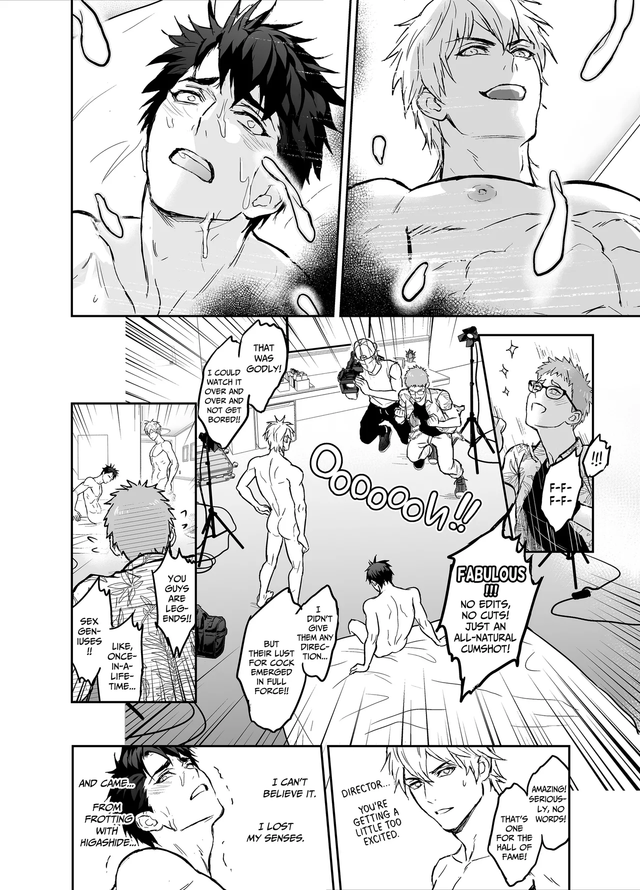 I Can Explain! Co-Starring in a Porno With My Arch-Rival! page 47 original parody - kissing leg lock hentai manga - read online free