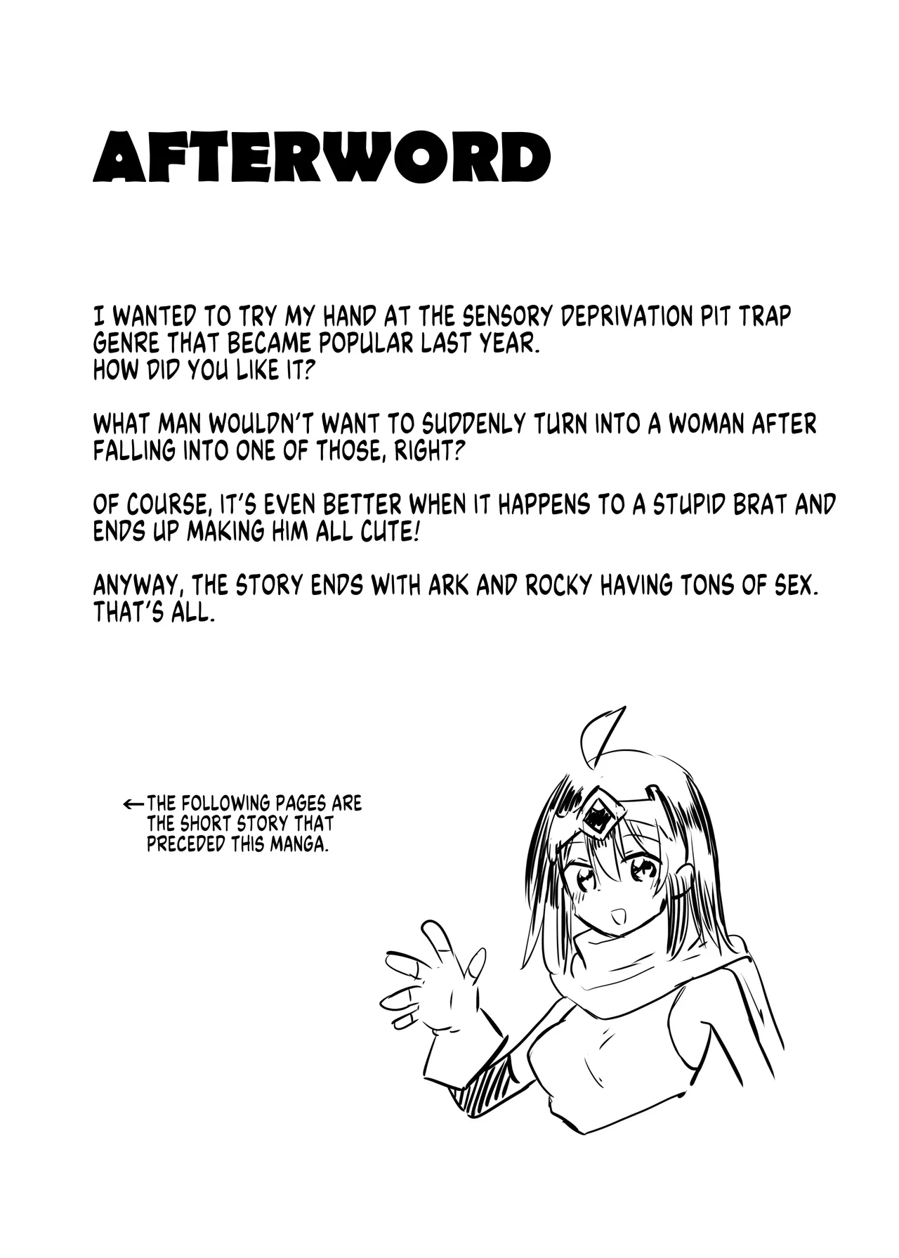 Kankaku Shadan TS Otoshiana | TS Sensory Deprivation Pit Trap page 27 original parody - pregnant anal hentai manga - read online free