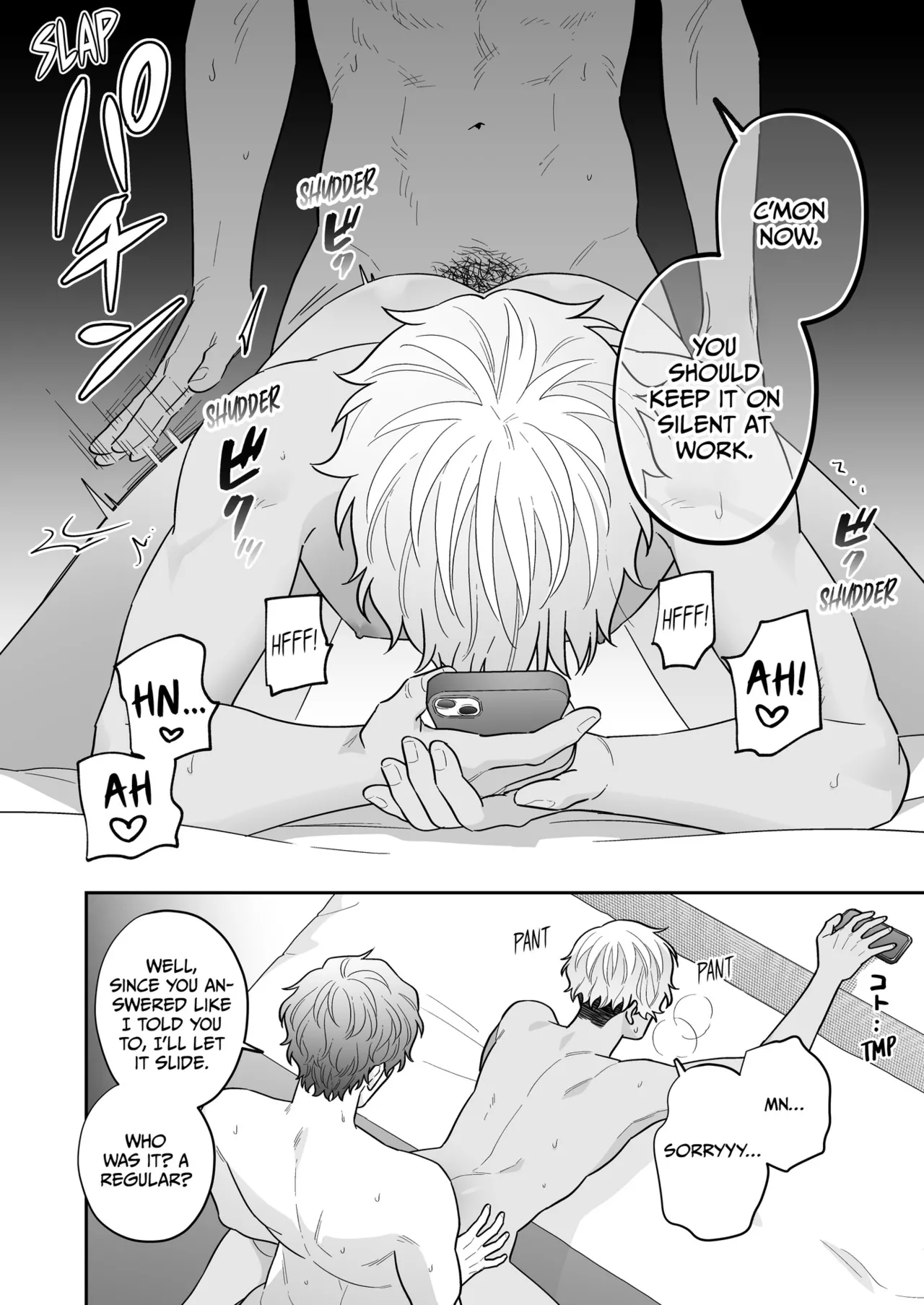 Daisuki na Shiro-kun | My Beloved Shiro page 64 original parody - handjob story arc hentai manga - read online free