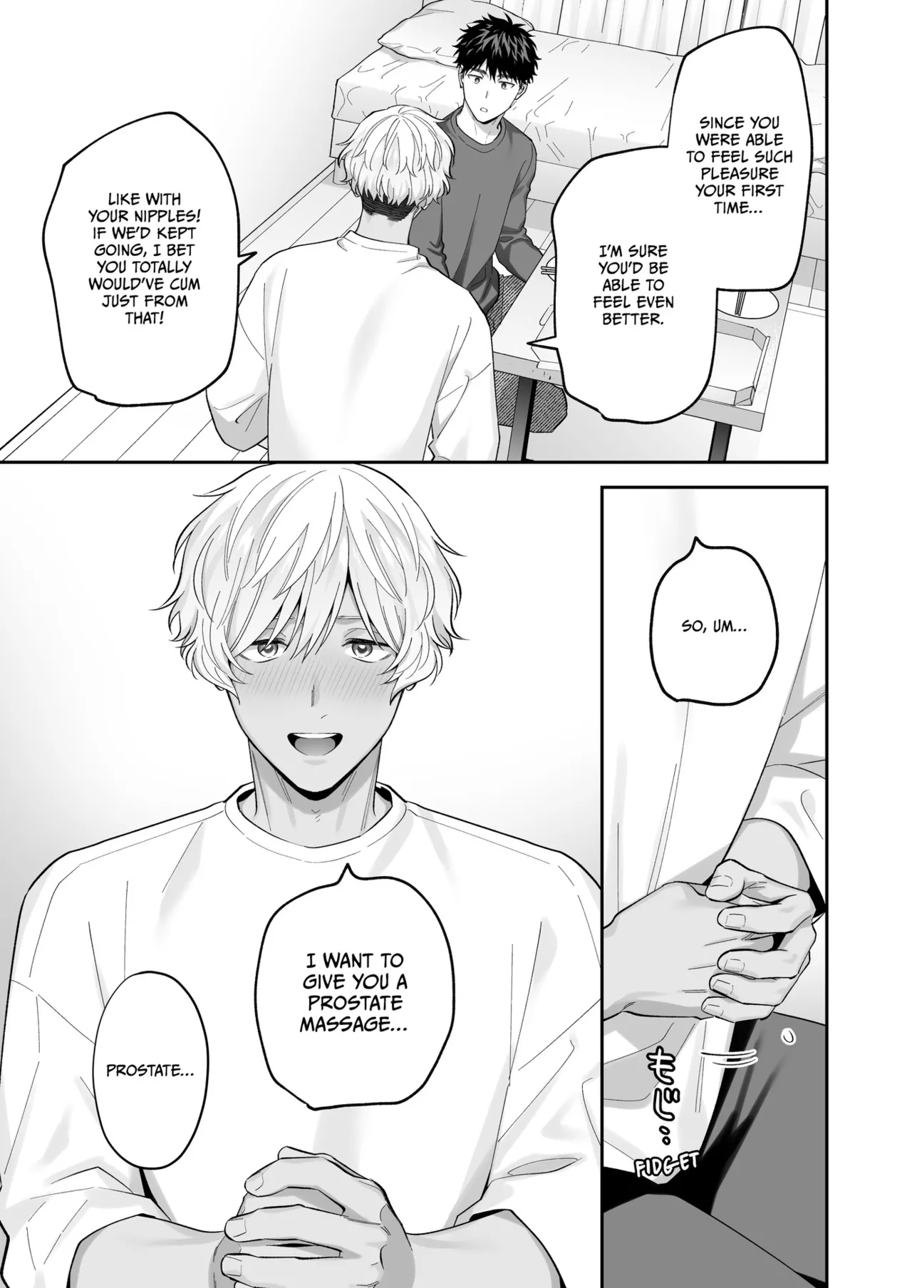 Tachi mo Dekiru Shiro-kun ni Oshiri Kaihatsu Sareru Hanashi | Shiro Can Top, Too! My Anal Training Story page 19 original parody - x-ray multi-work series hentai manga - read online free