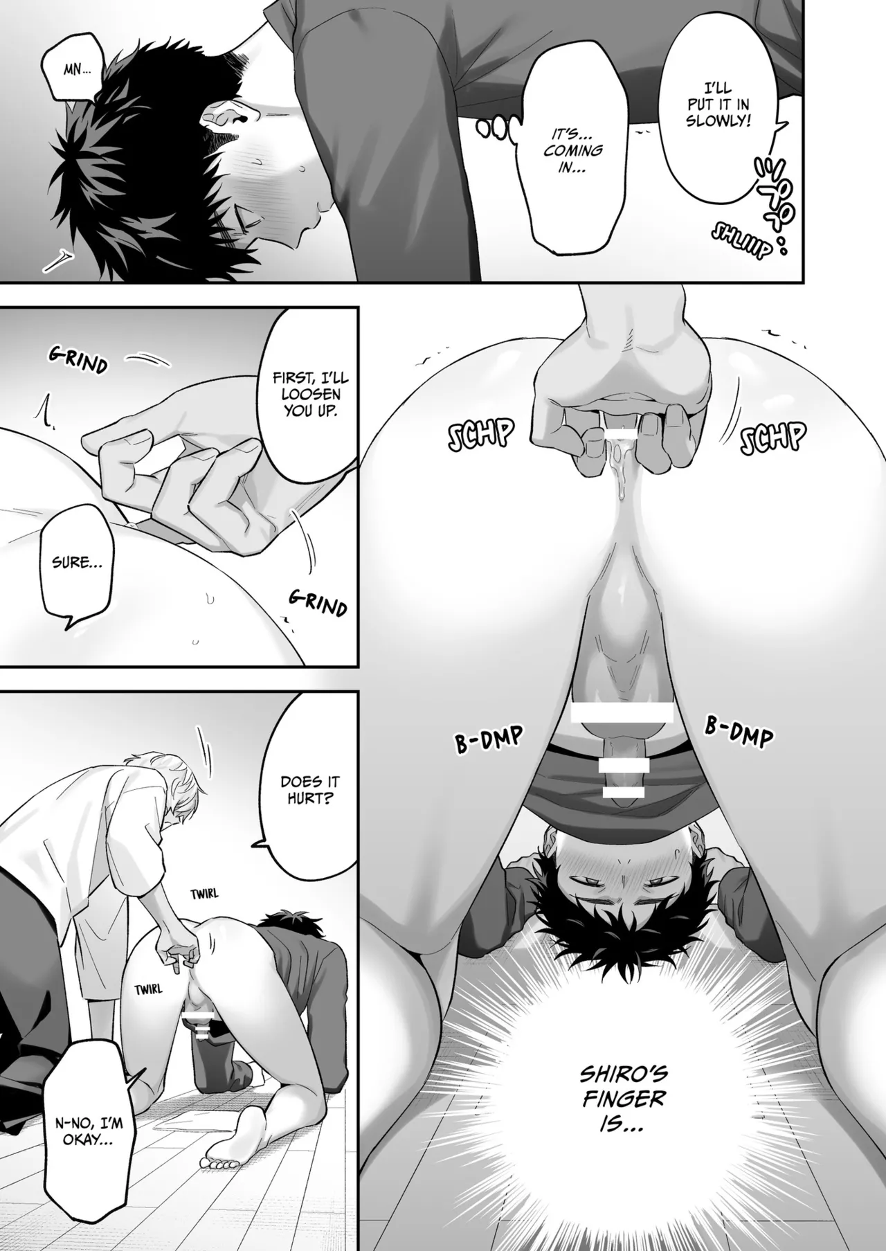 Tachi mo Dekiru Shiro-kun ni Oshiri Kaihatsu Sareru Hanashi | Shiro Can Top, Too! My Anal Training Story page 23 original parody - x-ray multi-work series hentai manga - read online free