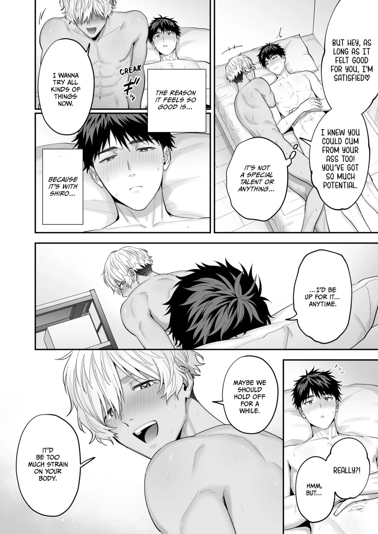 Tachi mo Dekiru Shiro-kun ni Oshiri Kaihatsu Sareru Hanashi | Shiro Can Top, Too! My Anal Training Story page 76 original parody - x-ray multi-work series hentai manga - read online free