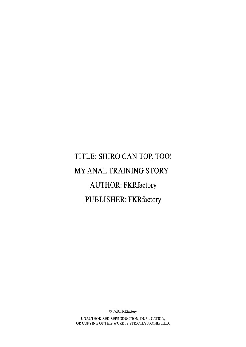 Tachi mo Dekiru Shiro-kun ni Oshiri Kaihatsu Sareru Hanashi | Shiro Can Top, Too! My Anal Training Story page 80 original parody - x-ray multi-work series hentai manga - read online free