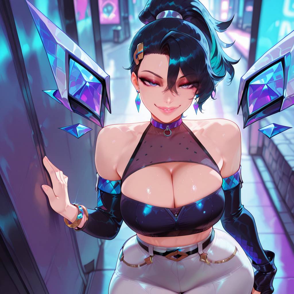 K/DA All Out Kai'sa septerna ai generated - Page 1