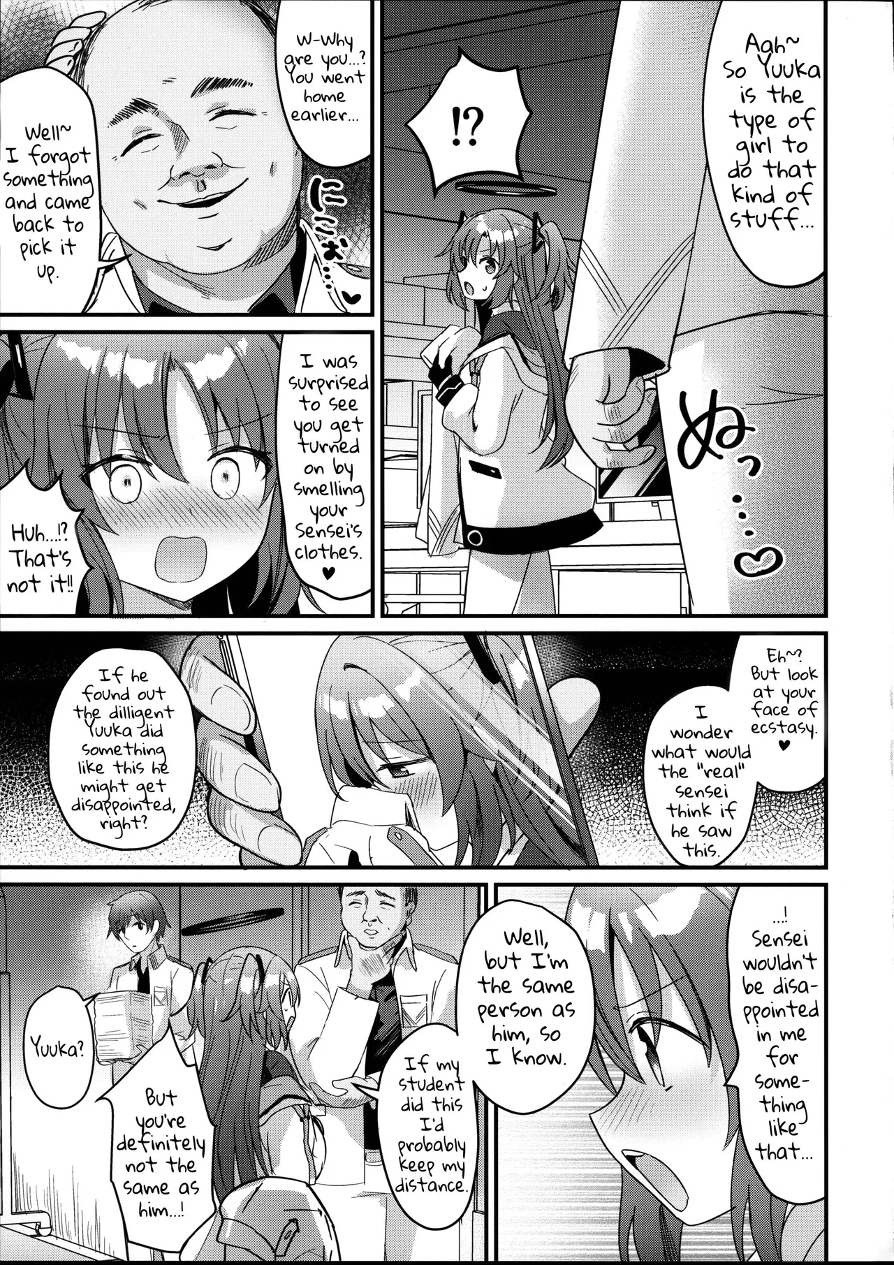 ENG-Chiune_Kimodebu Sugite Kivotos o Horoboshita Sensei ga Bessekaisen no Yuuka o NTR Ryoujoku suru Hon page 10 featuring yuuka hayase blue archive parody - netorare rough translation hentai manga - read online free