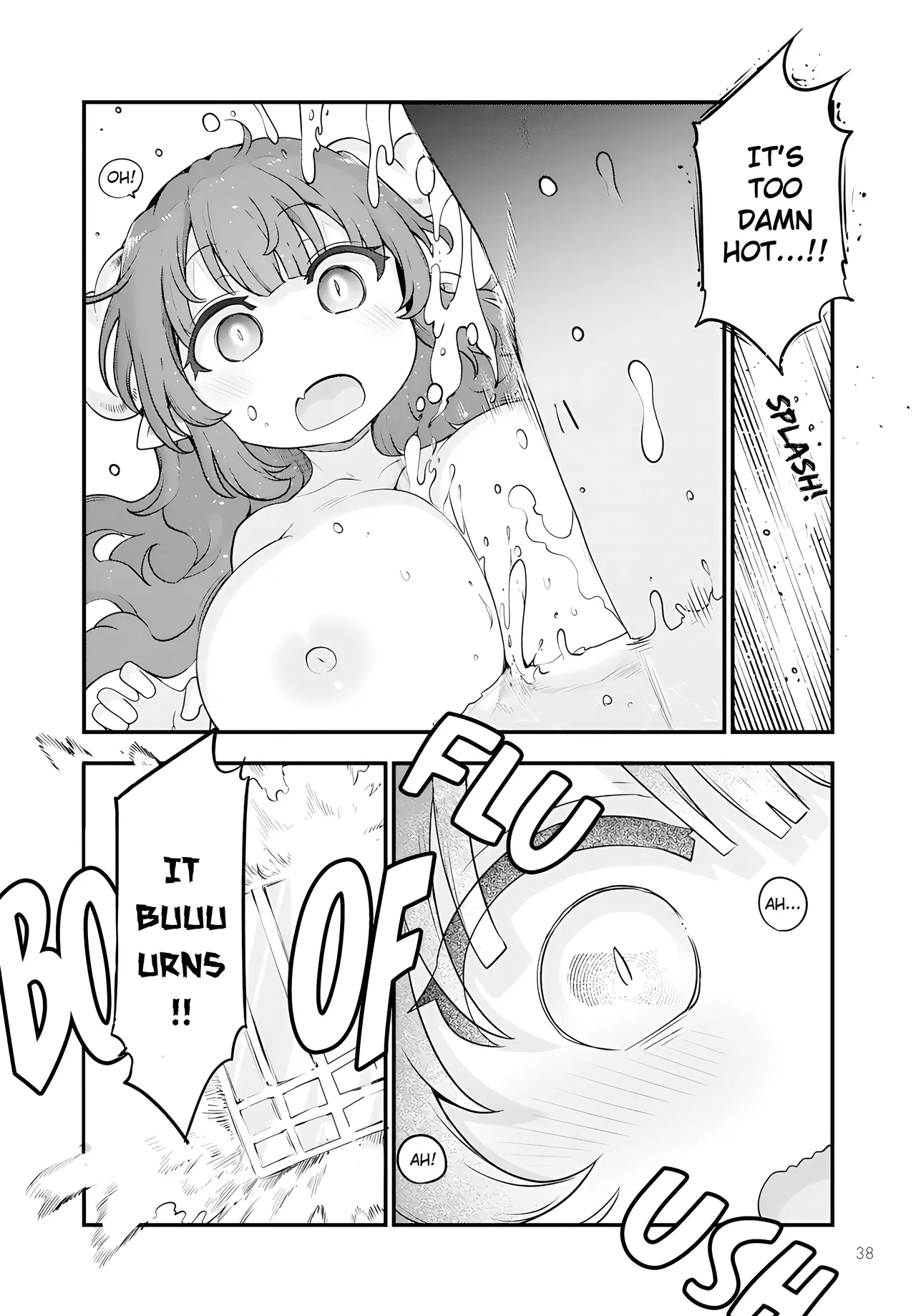 Kobayashi-san Chi No Maid Dragon - Fan Service Manga ecchi panels. page 17 featuring quetzalcoatl kobayashi-san-chi no maid dragon parody - read online free