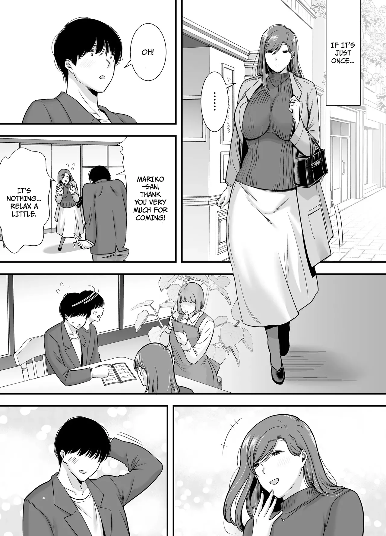 Mariko-san and Me ~An Affair with a Married Woman from My Part-Time Job~ 1 page 14 original parody - multi-work series hentai manga - read online free