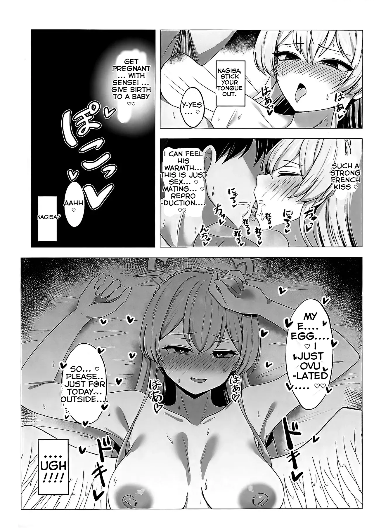 Nagisa ni Ecchi na Koto shitai dake!! no Hon | I Just Want To Do Lewd Things With Nagisa Book page 17 featuring sensei blue archive parody - sole female sole male hentai manga - read online free
