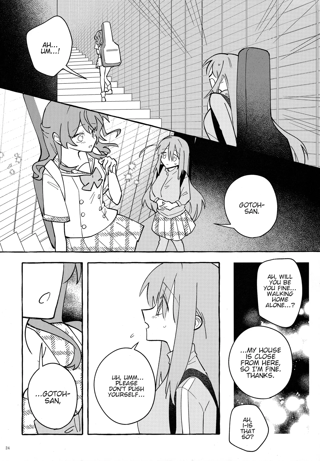 Kyoukankaku Guitar | Synesthetic Guitar page 25 featuring hitori gotou bocchi the rock parody - rough translation yuri hentai manga - read online free