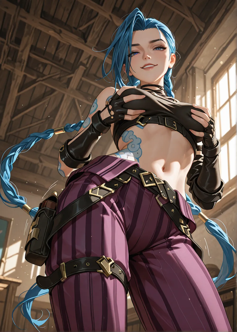 arcane jinx page 21 featuring jinx league of legends parody - sole female nakadashi hentai manga - read online free