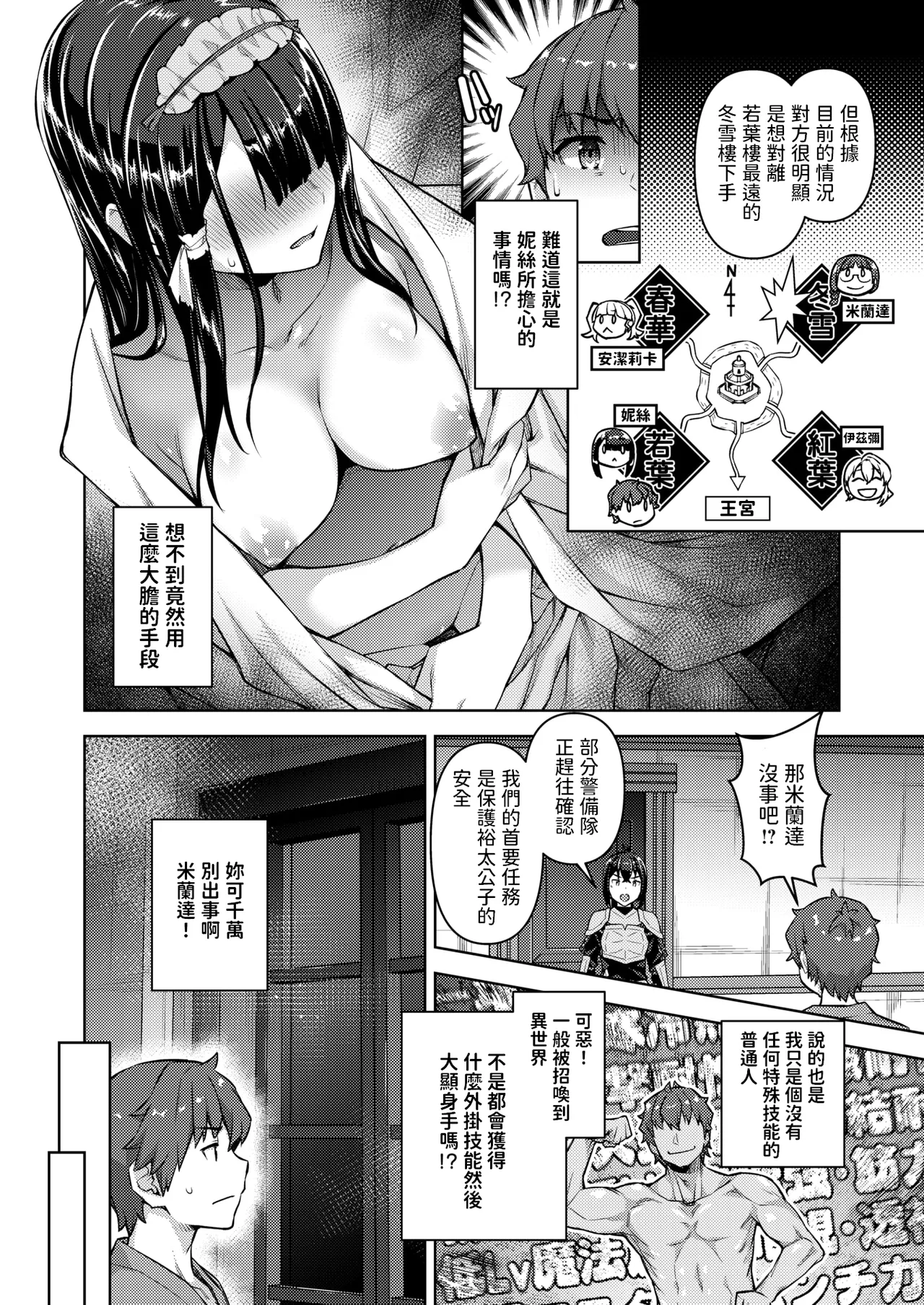 [燵成] 転職希望だった社畜、なぜか転移召喚されて後宮の主になる。 第6話 (異世快楽天 Vol.47) 中文翻譯 page 12 - sole male full censorship hentai manga - read online free