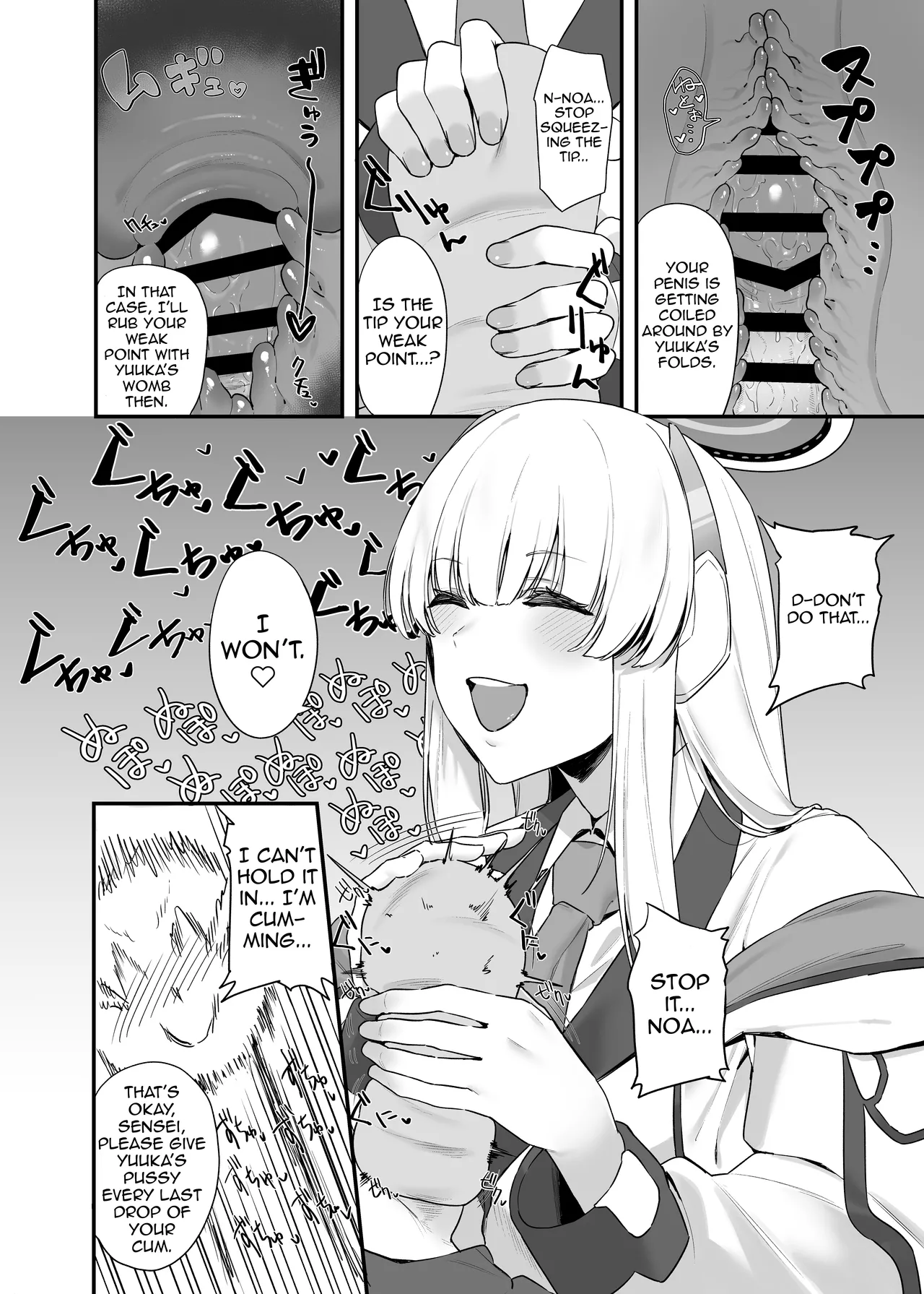 Sensei OJikan Itadakimasu Ne | I'll be taking a moment of your time, Sensei. page 11 featuring noa ushio blue archive parody - handjob sweating hentai manga - read online free