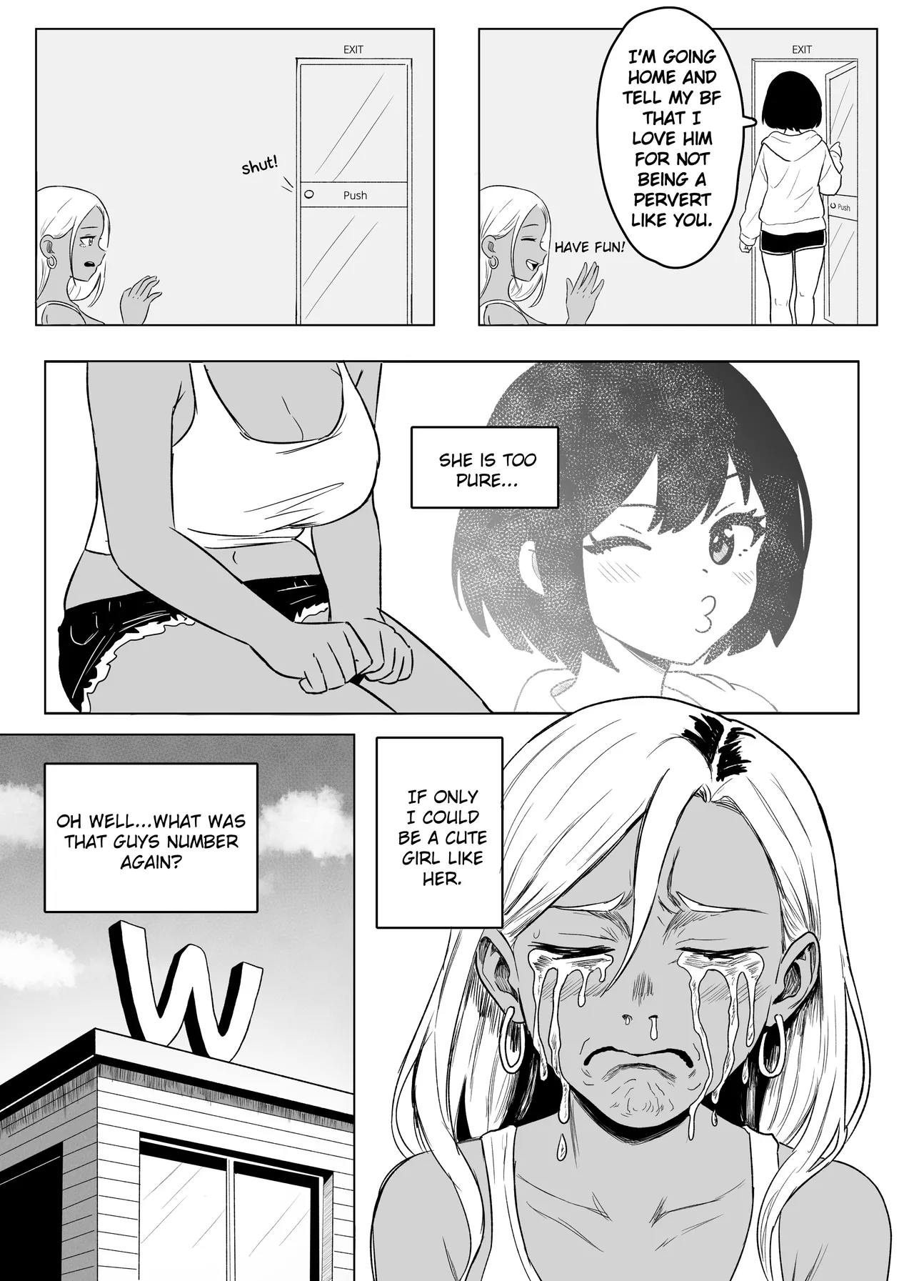 Why won't my Girlfriend NTR me? page 9 original parody - uncensored dark skin hentai manga - read online free
