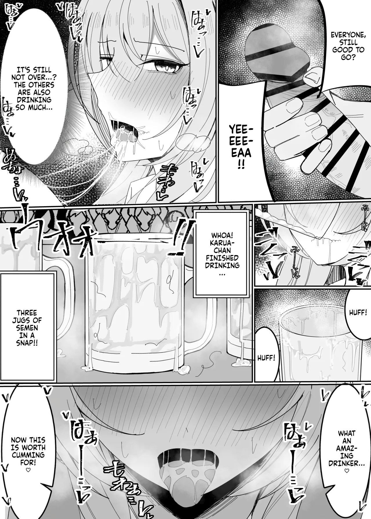 [Fuaku Yuu (Yufuck)] Zamen Oogui Taikai | The Cum-Binge-Eating Championship [English] [Fallen Games] page 13 original parody - sole female smell hentai manga - read online free