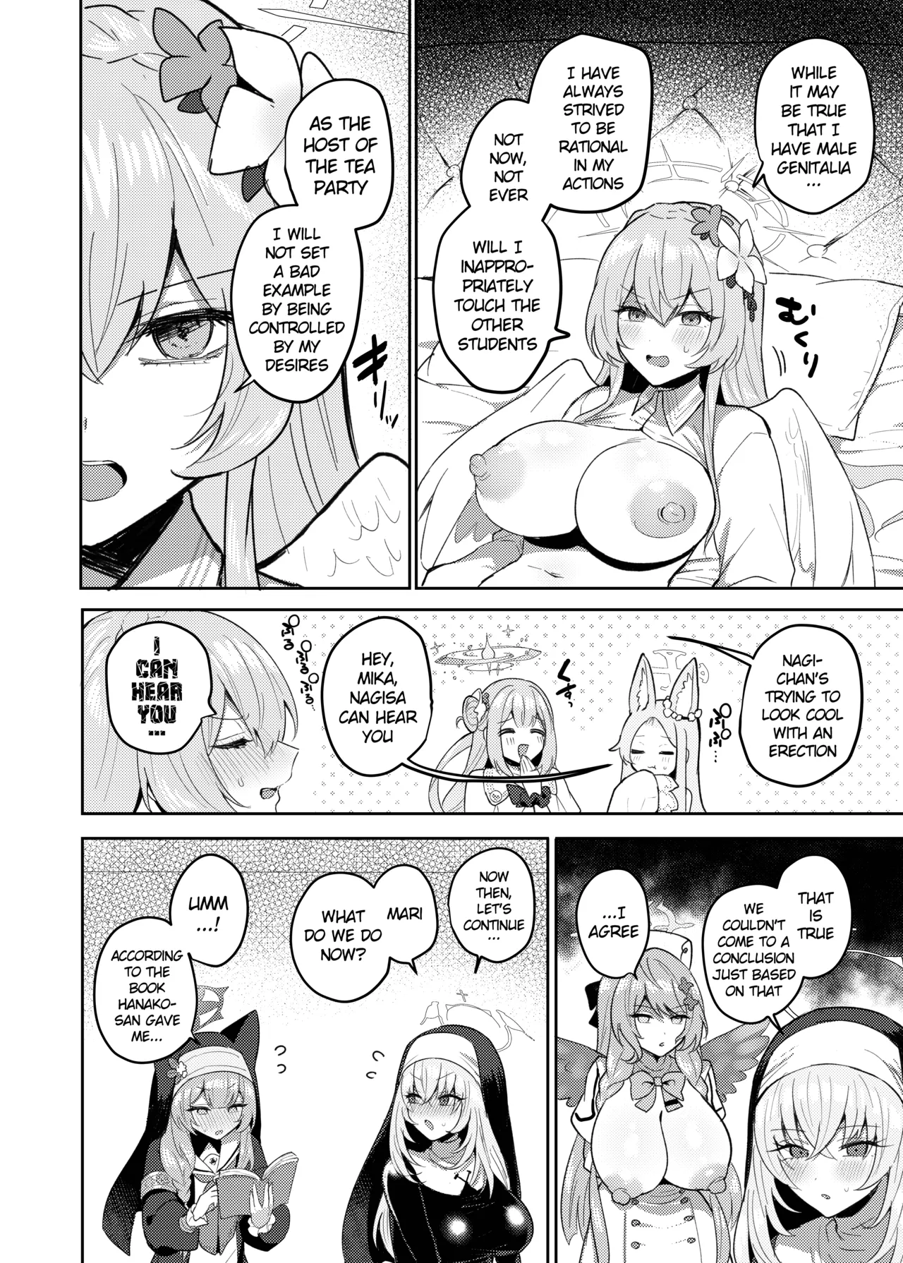 Futanari Tea Party Dosukebe Colosseum Nagisa VS Sisterhood + Kyuugo Kishidan - Page 11
