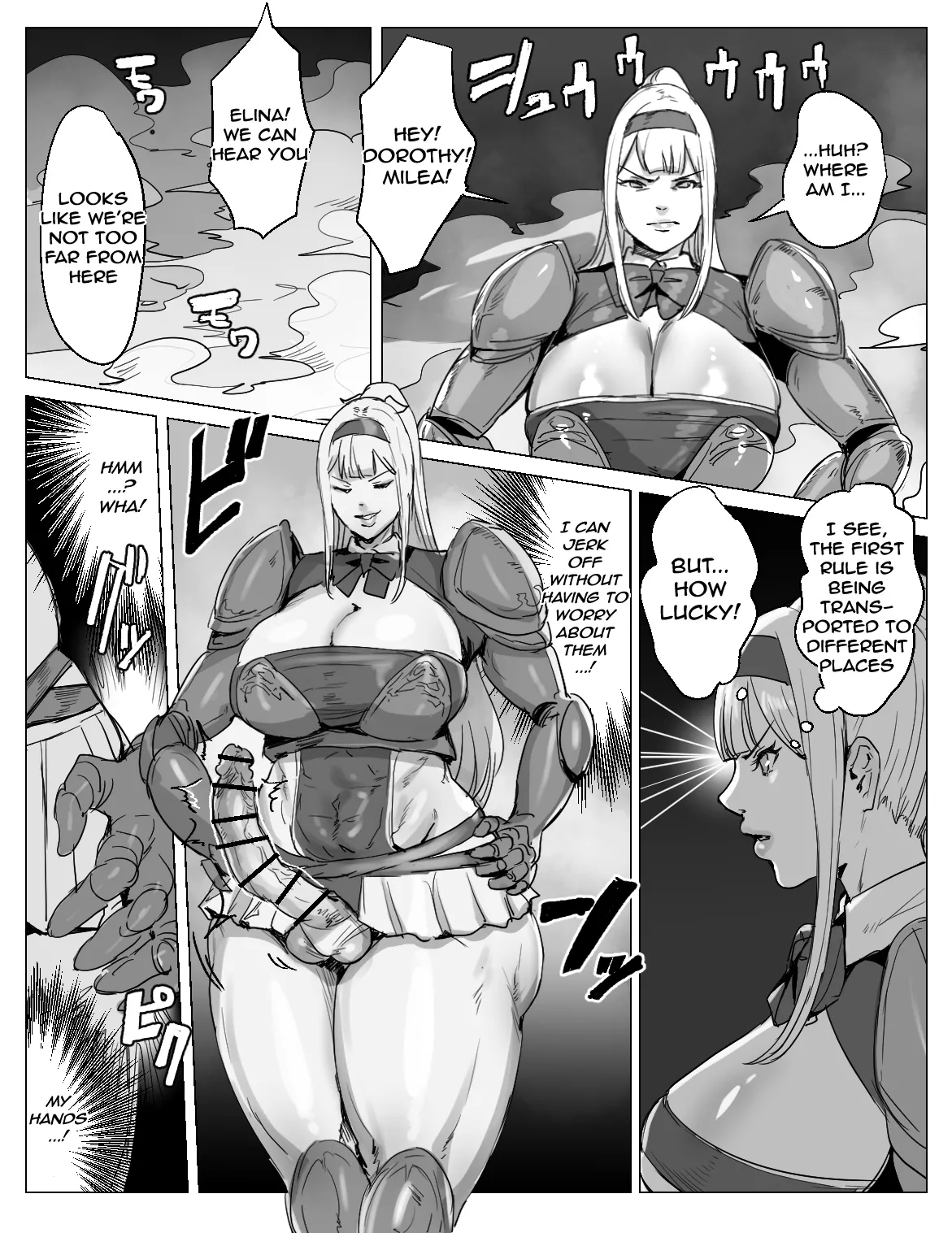 Saikyou Futanari Party ga Ero Dungeon ni Buzama Haiboku Suru Hanashi page 15 original parody - nakadashi blindfold hentai manga - read online free