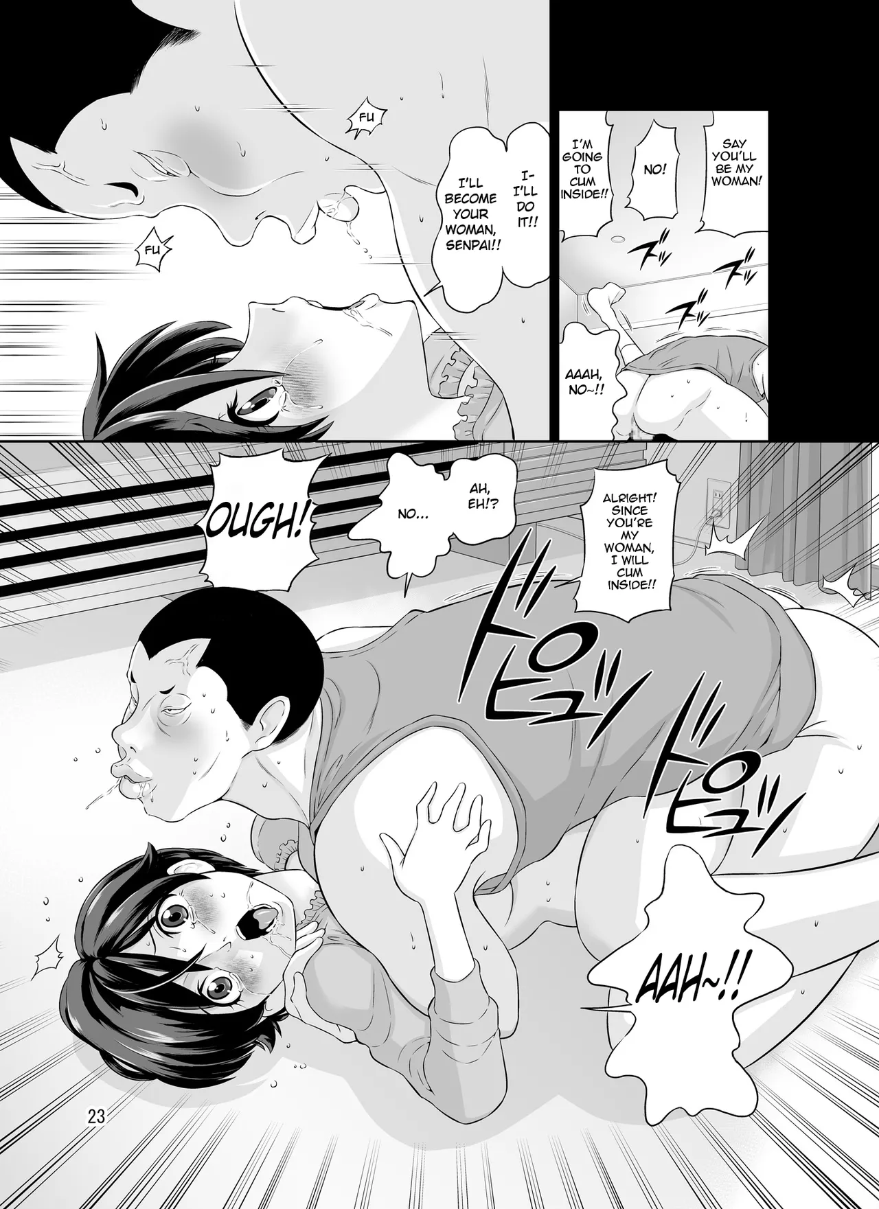 Hitozuma Maho-san no Netorare Video Letter | Married Woman Maho's Cuckold Video Letter page 23 original parody - sole female sole male hentai manga - read online free