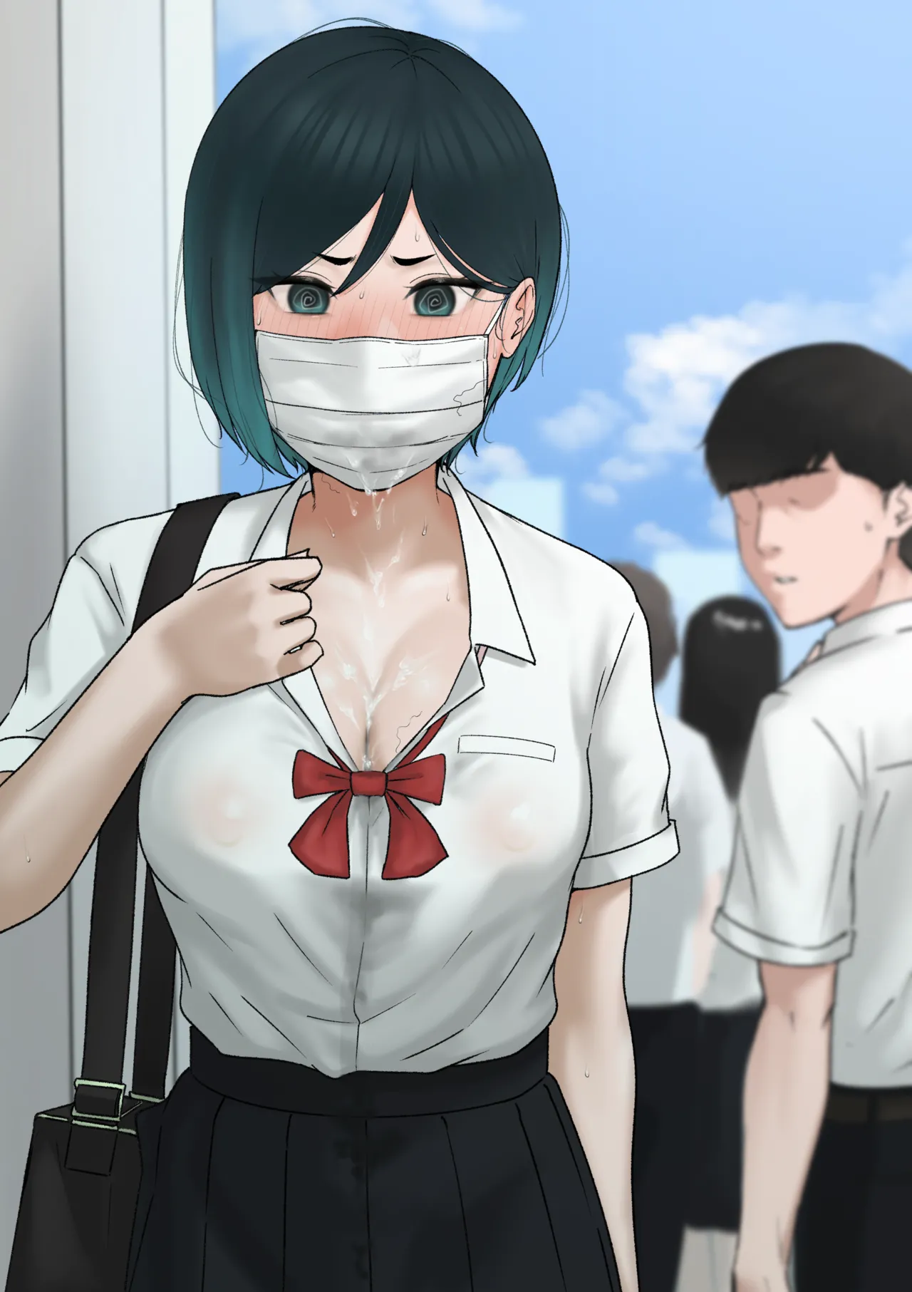 skeb riku e page 12 original parody - piercing schoolgirl uniform hentai manga - read online free