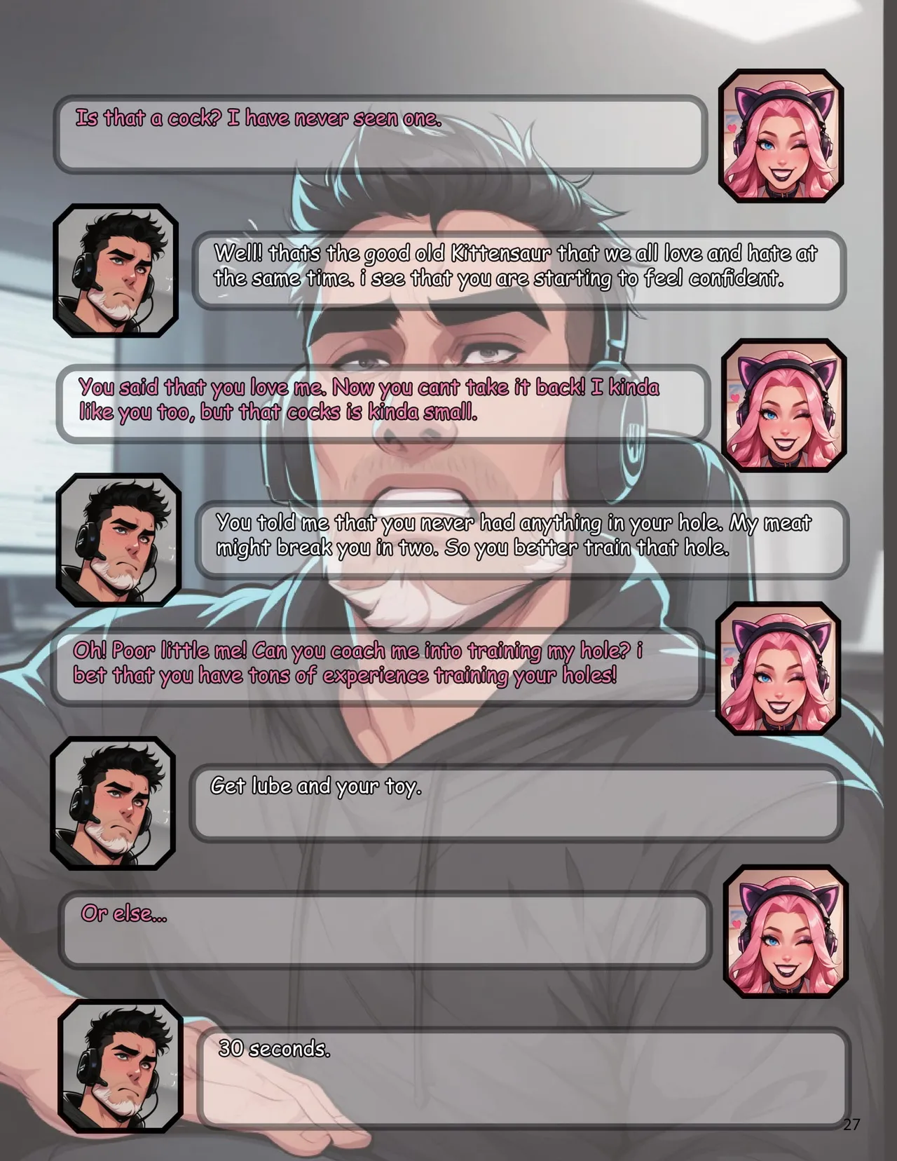 Kittensaur Origins - InstableUnicorn - AI generated - Page 27