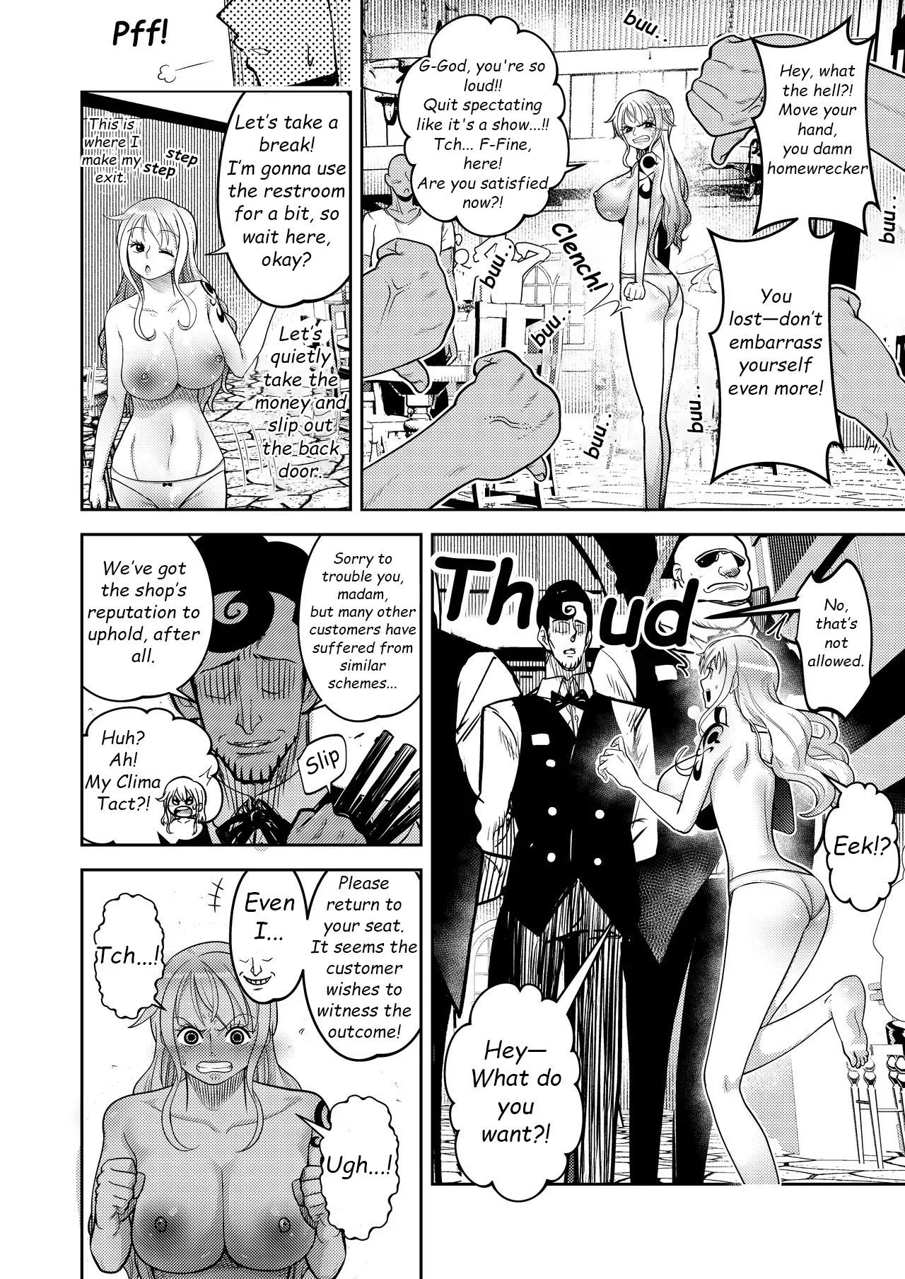 Hage Mob to Nami-san Wakarase Honban Yakyuuken page 10 featuring nami - sole female sole male hentai manga - read online free