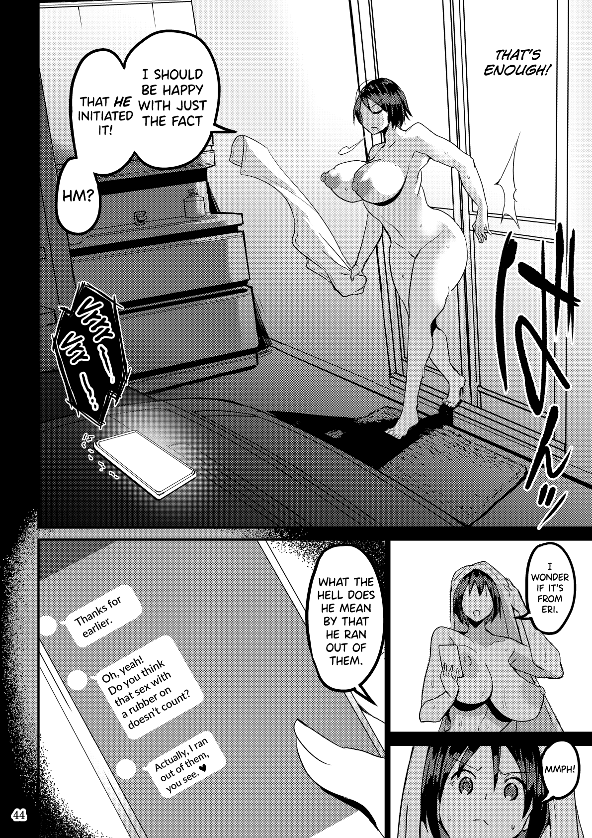 Yokkyuu Fuman ga Tamatte Hoka no Otoko no Chinpo Case ni Natteshimatta Oku-san page 45 original parody - milf sweating hentai manga - read online free